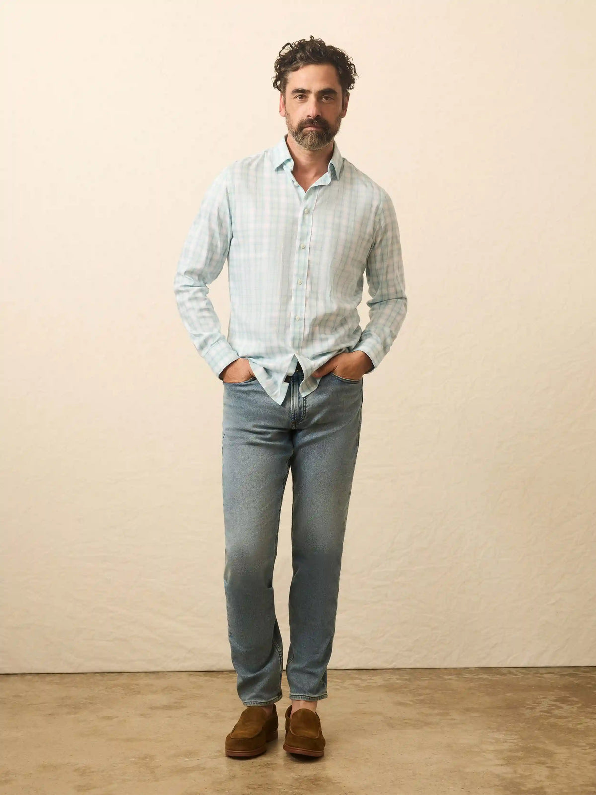 The Movement™ Shirt - Stone Lagoon Plaid