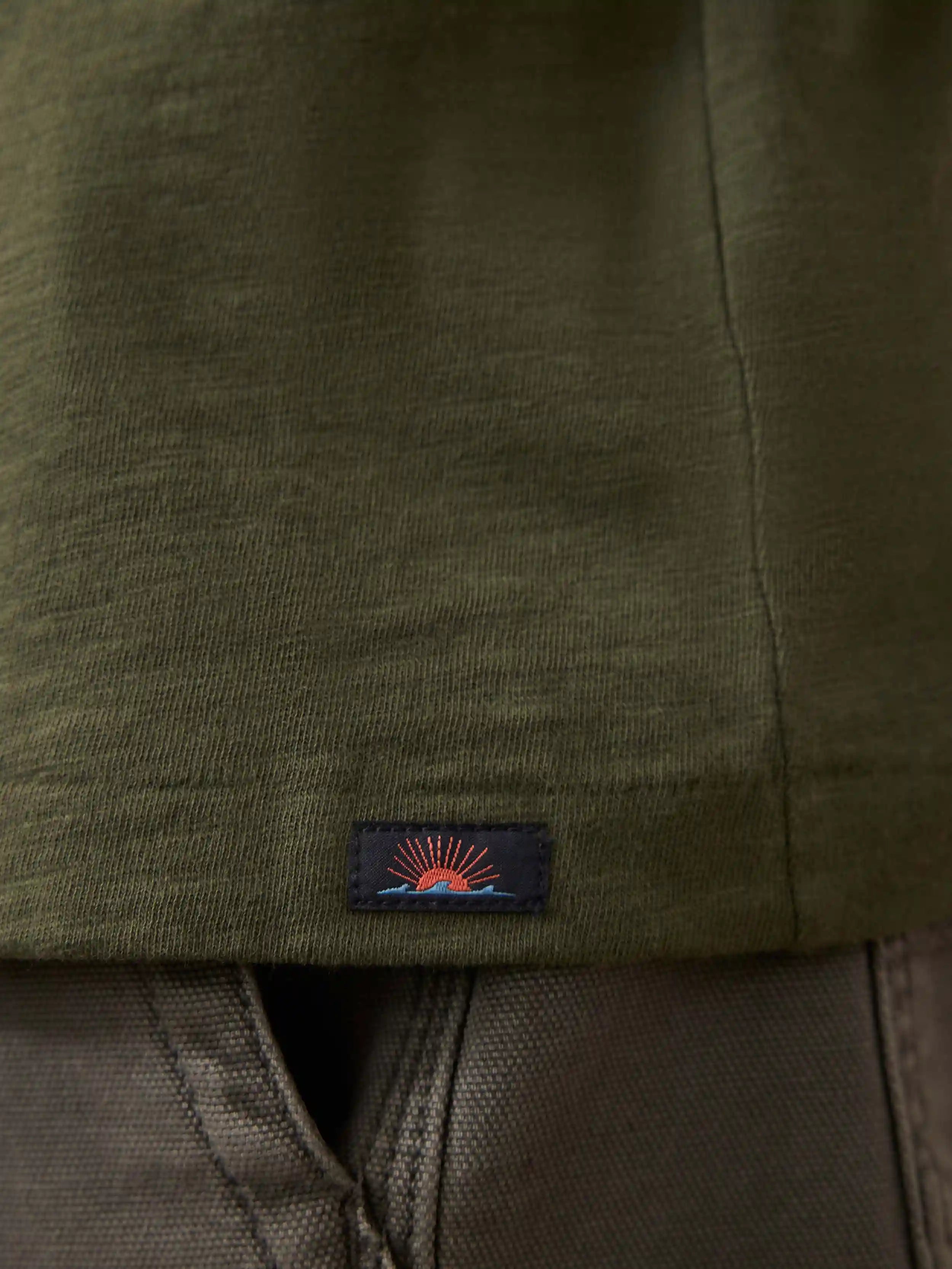 Sunwashed Regenerative Tee - Fall Evergreen
