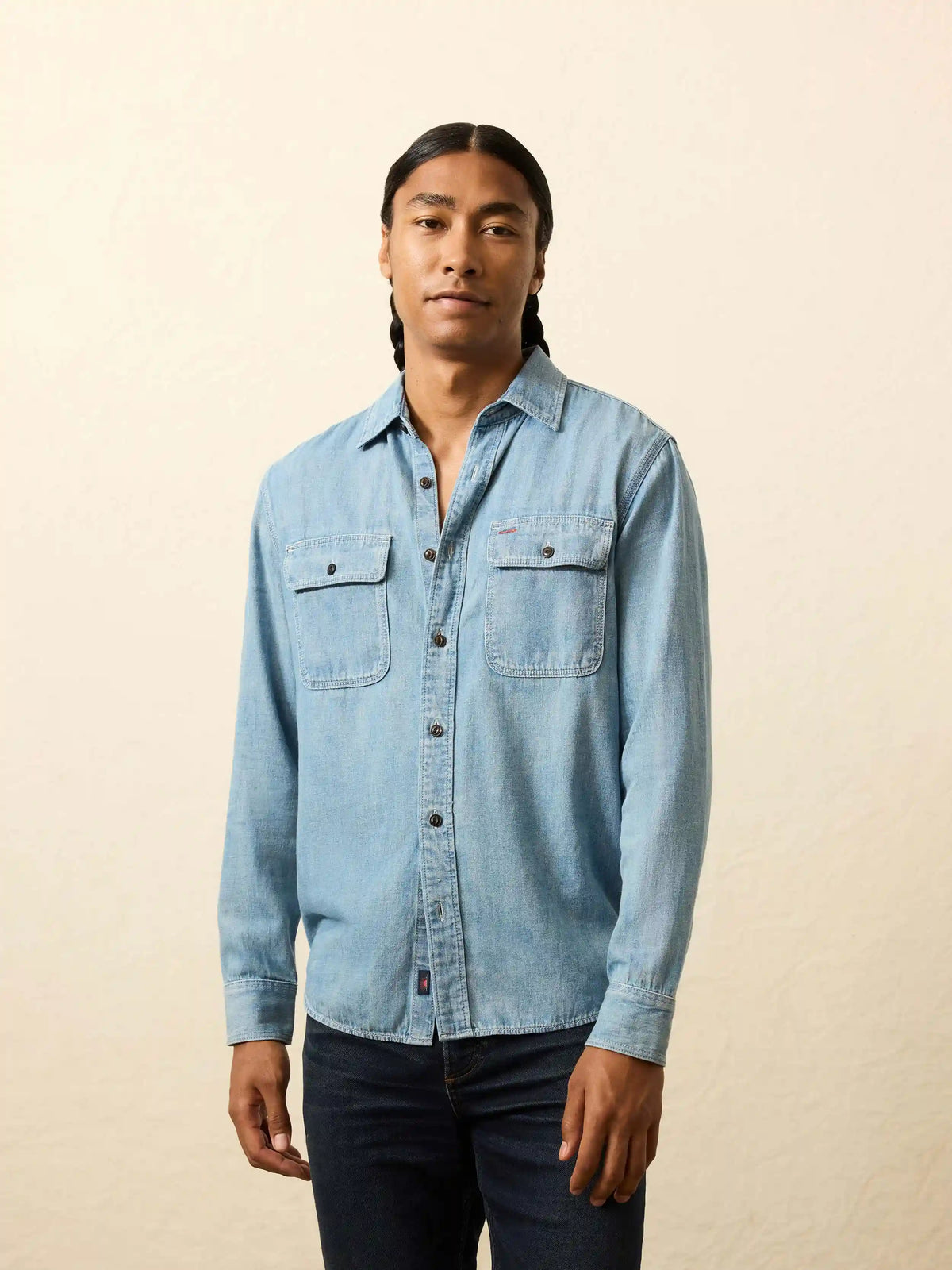 Steven Paul Judd Thunderbird Denim Workshirt - Rainy Mountain Wash