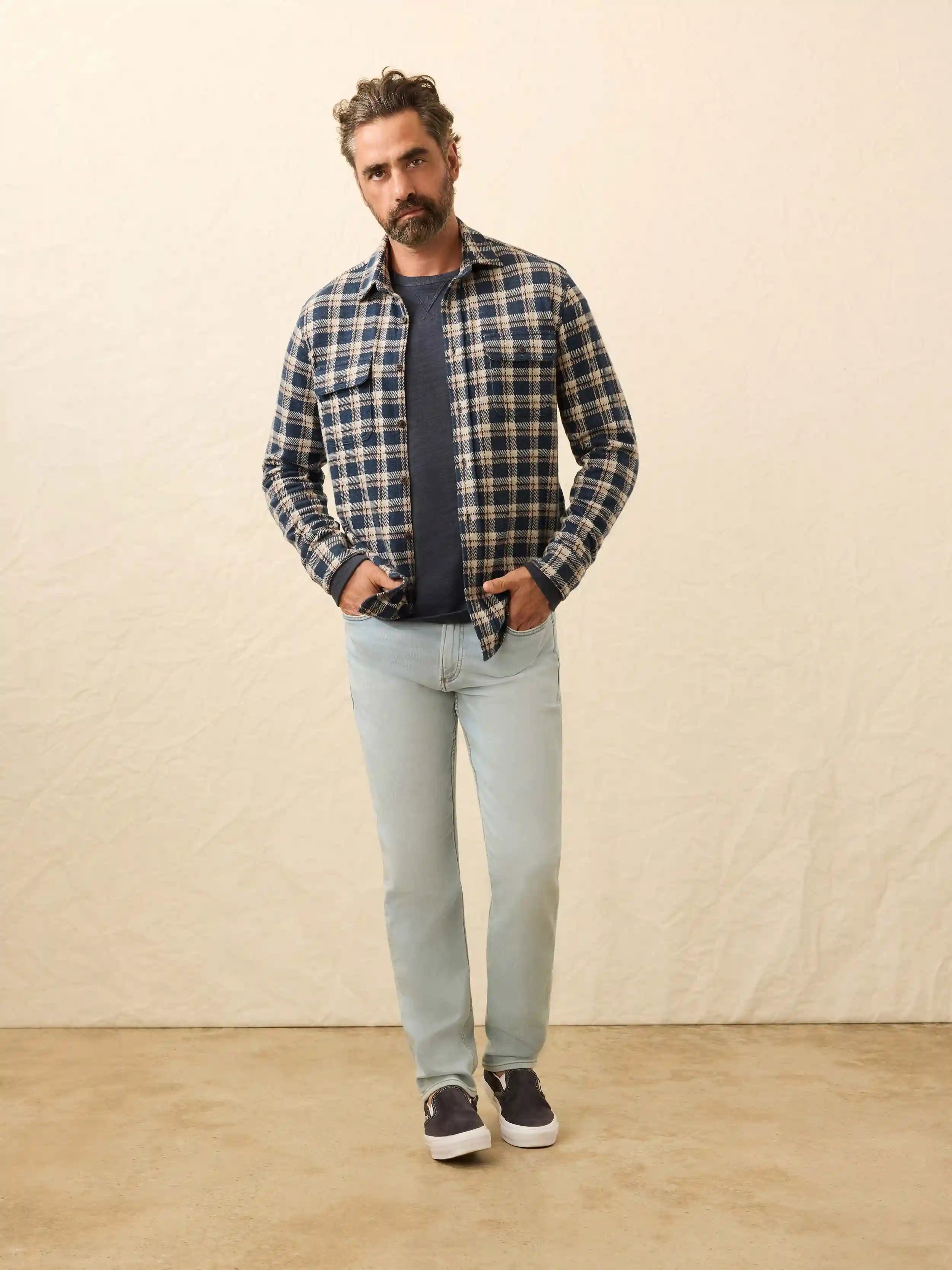 Legend™ Sweater Shirt - Golden Lake Plaid