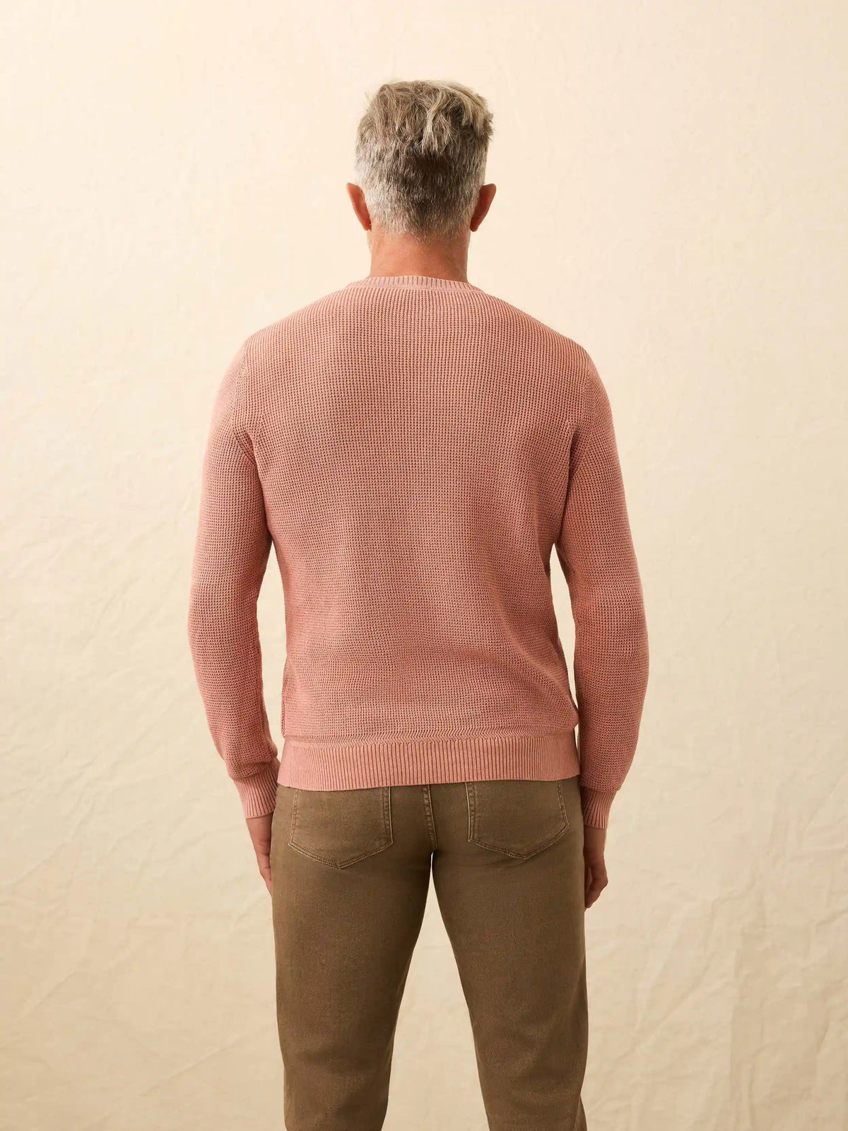Sunwashed Crewneck Sweater - Dusty Sienna