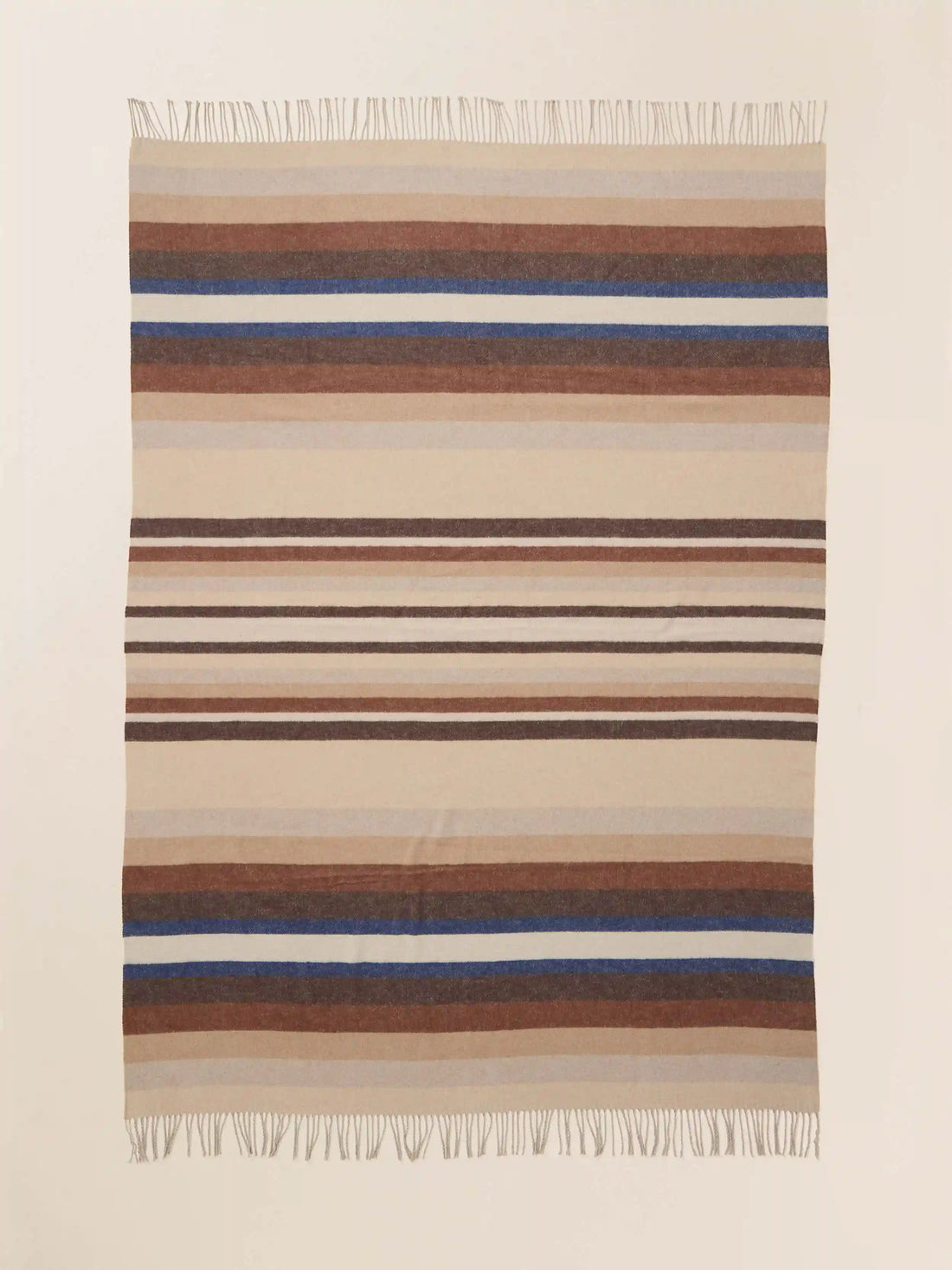 Brushed Recycled Cotton Blanket - Woodland Shore