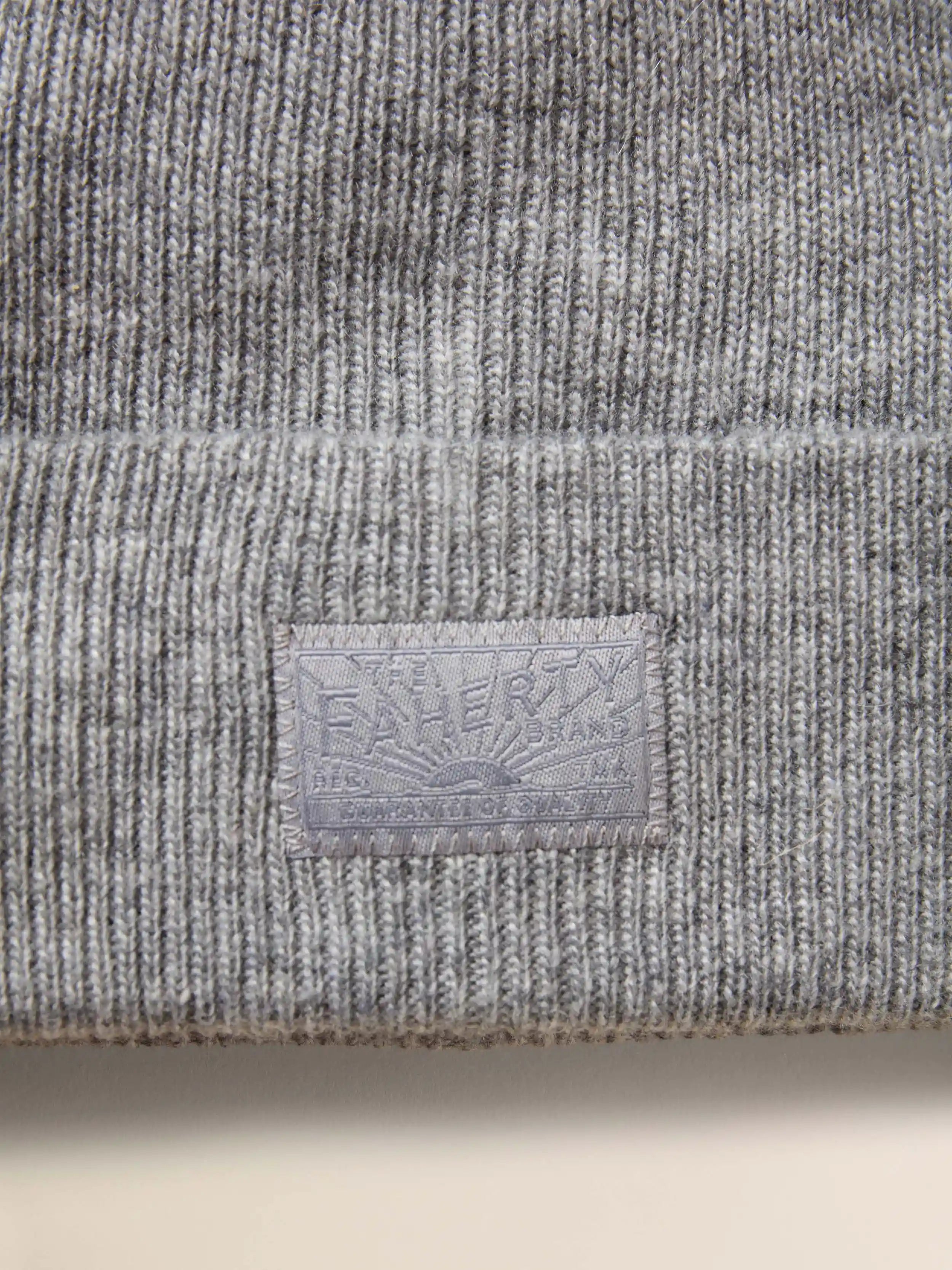 Faherty Essential Beanie - Charcoal Heather