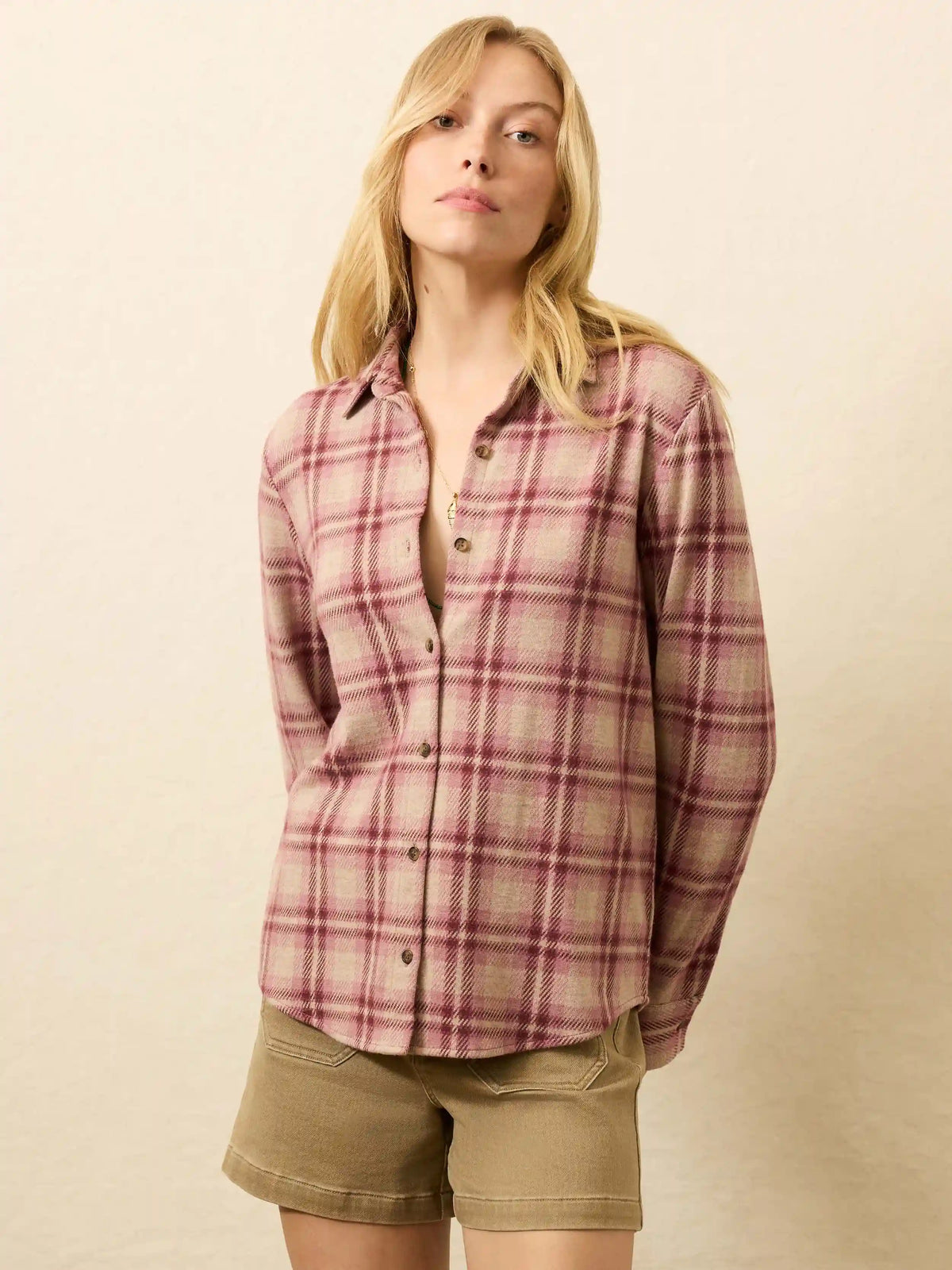 Legend™ Sweater Classic Shirt - Berry Coast Plaid
