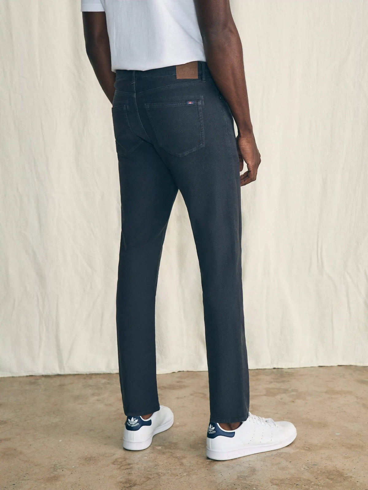 Stretch Terry 5-Pocket Pant - Onyx Black