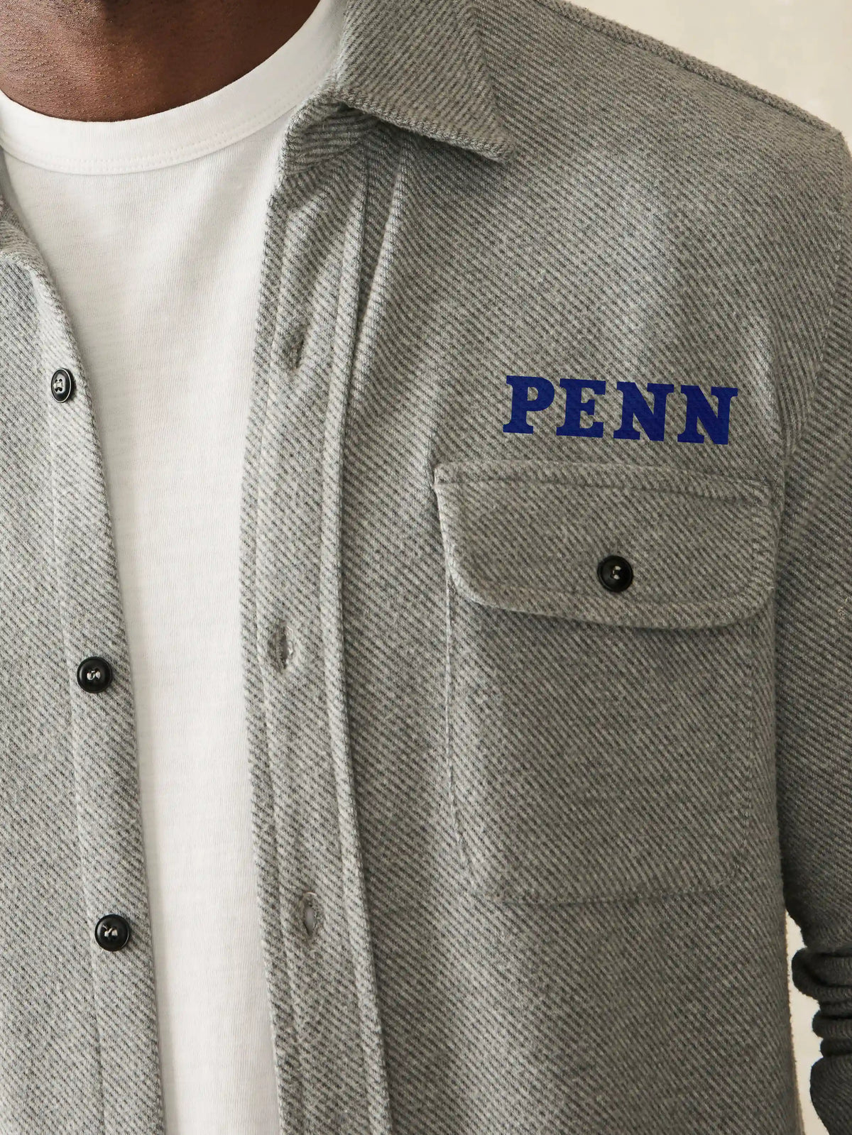 University of Pennsylvania Legend™ Sweater Shirt - Fossil Grey Twill