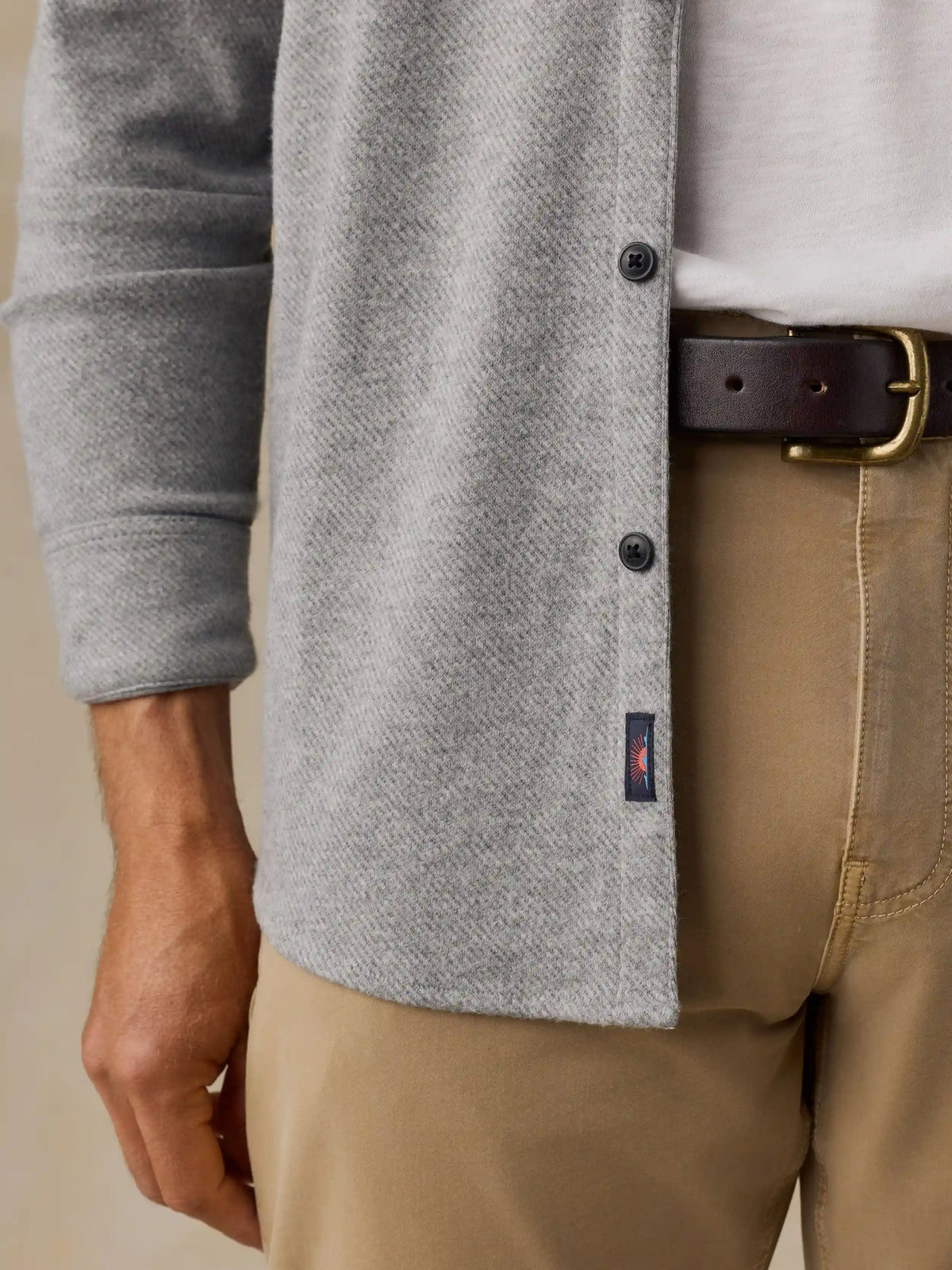 Legend™ Sweater Shirt (Single Pocket) - Fossil Grey Twill