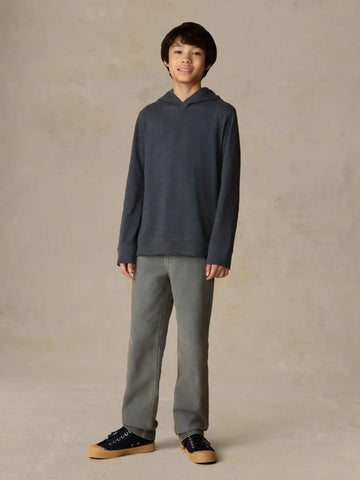 Big Kids Sunwashed Organic Hoodie - Blue Nights