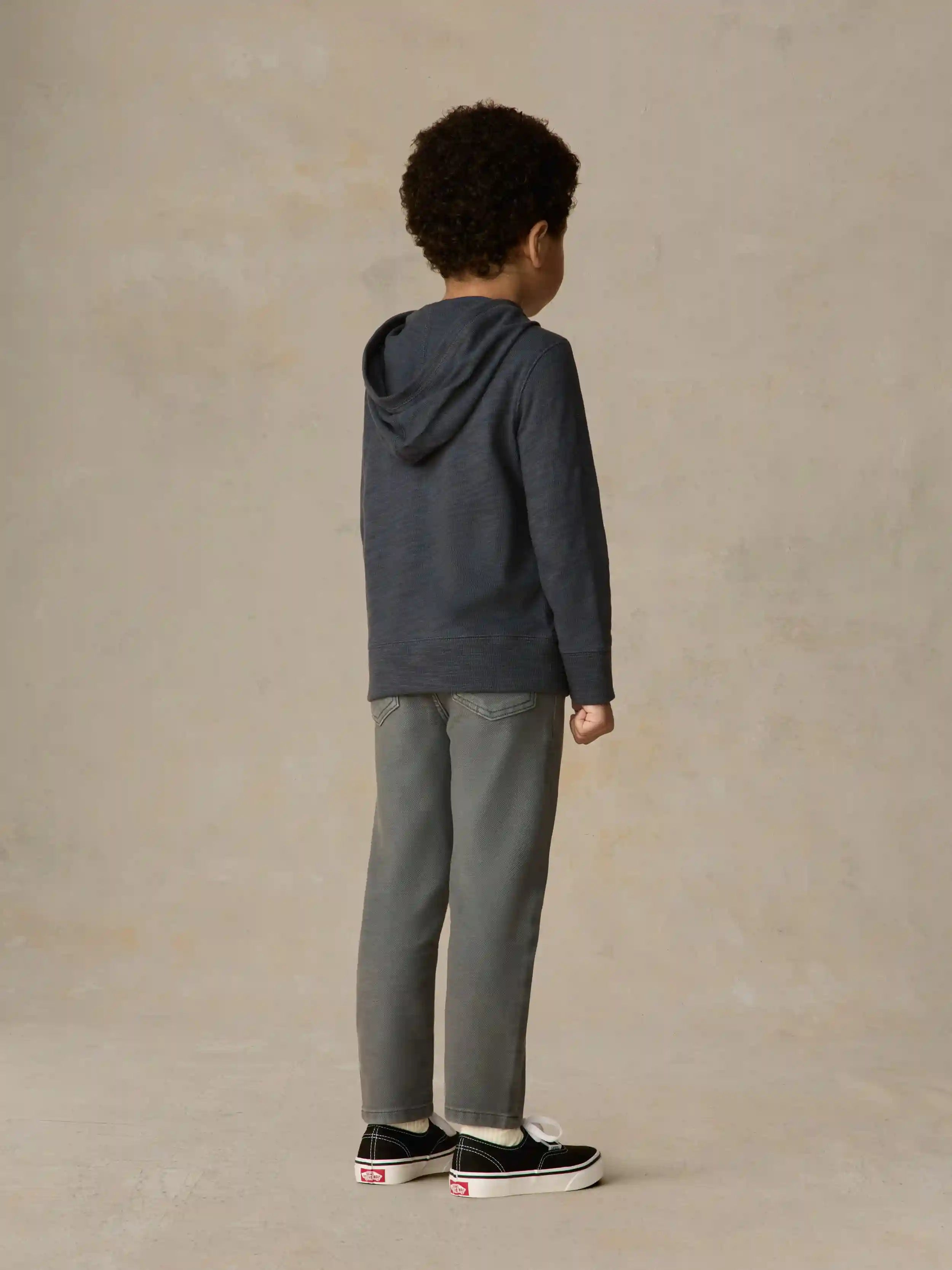 Little Kids Sunwashed Organic Hoodie - Blue Nights