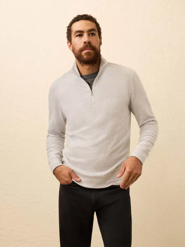 Legend™ Sweater Quarter Zip - Light Heather Grey