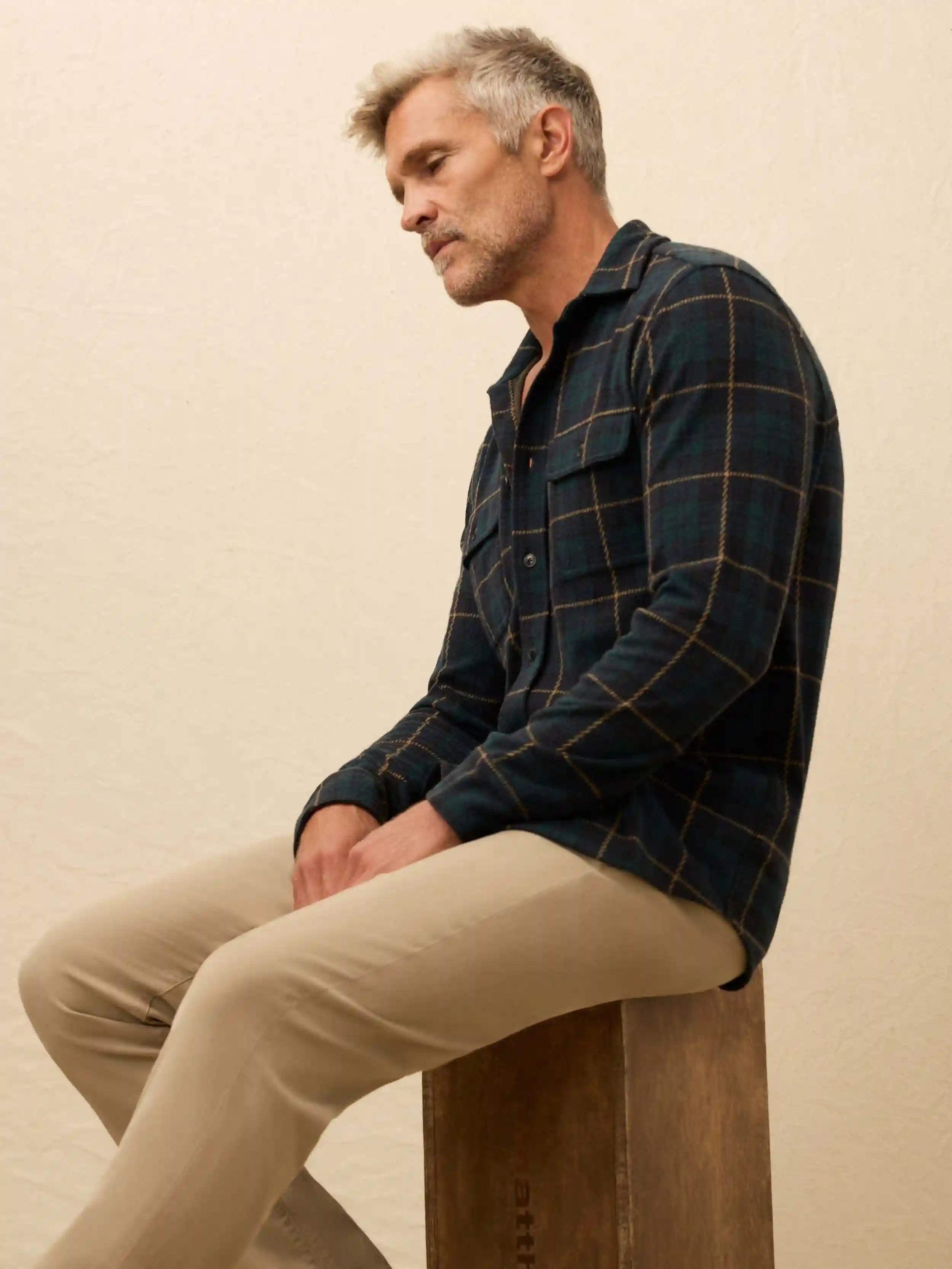 Legend™ Sweater Shirt - Lodge Blackwatch Plaid