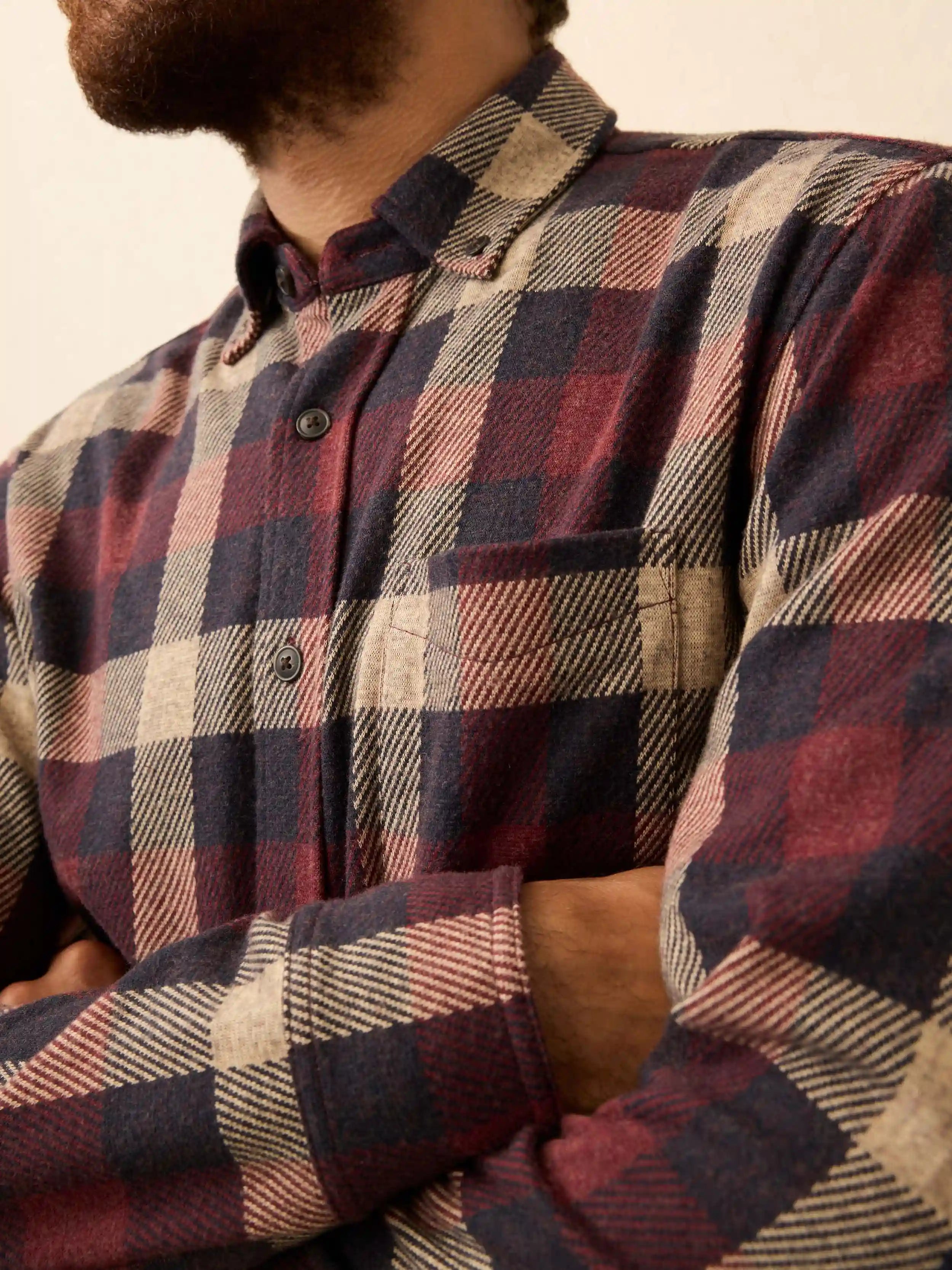Legend™ Sweater Shirt (Single Pocket) - Burchfield Plaid