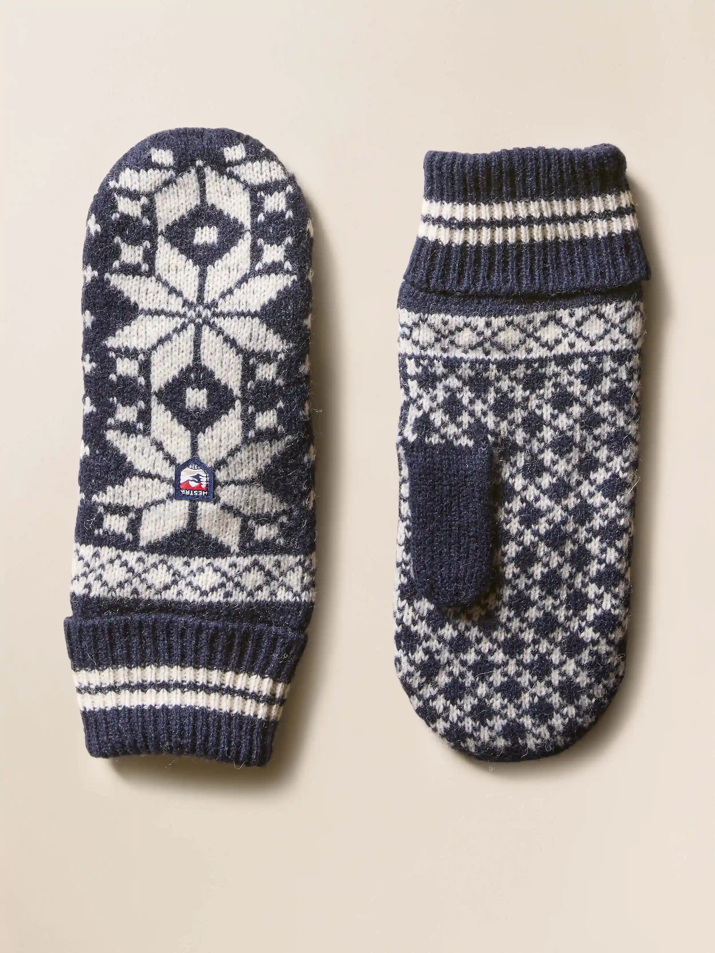Hestra Isvik Mitt - Navy Off White