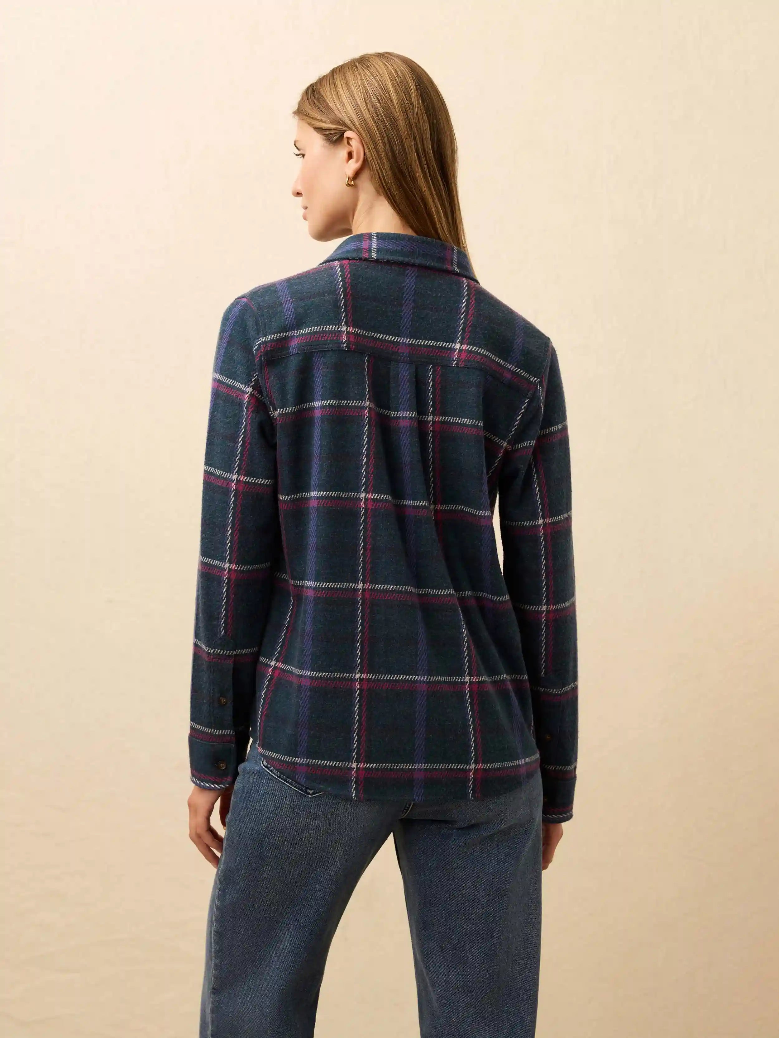 Legend™ Sweater Shirt - Northern Lights Plaid