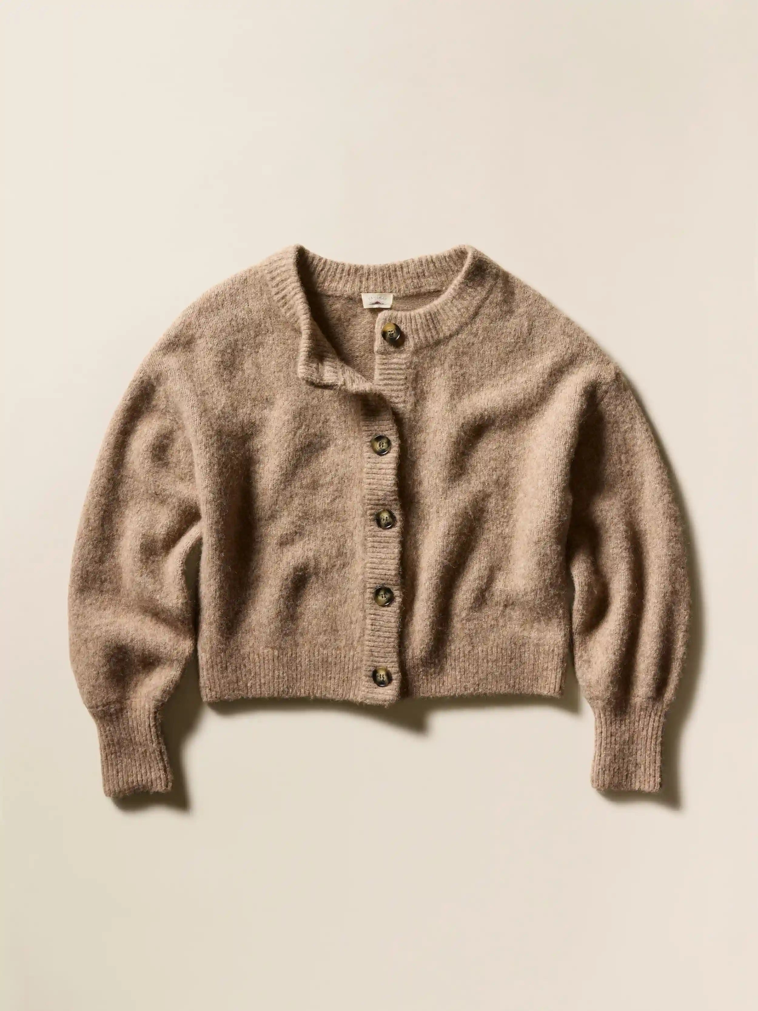 Alpine Cozy Cardigan - Toffee