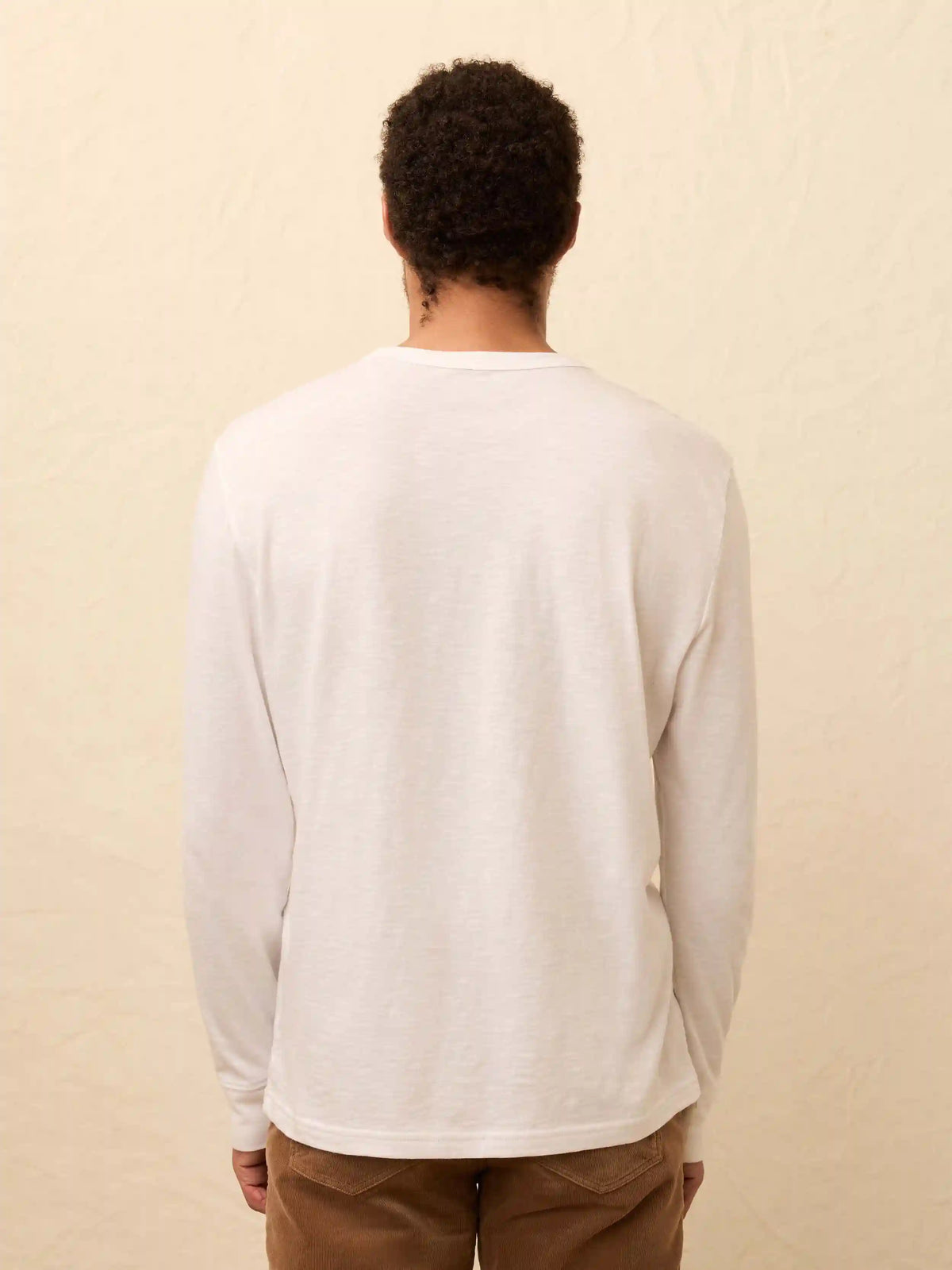 Long-Sleeve Sunwashed Pocket Tee - White Surf Stripe