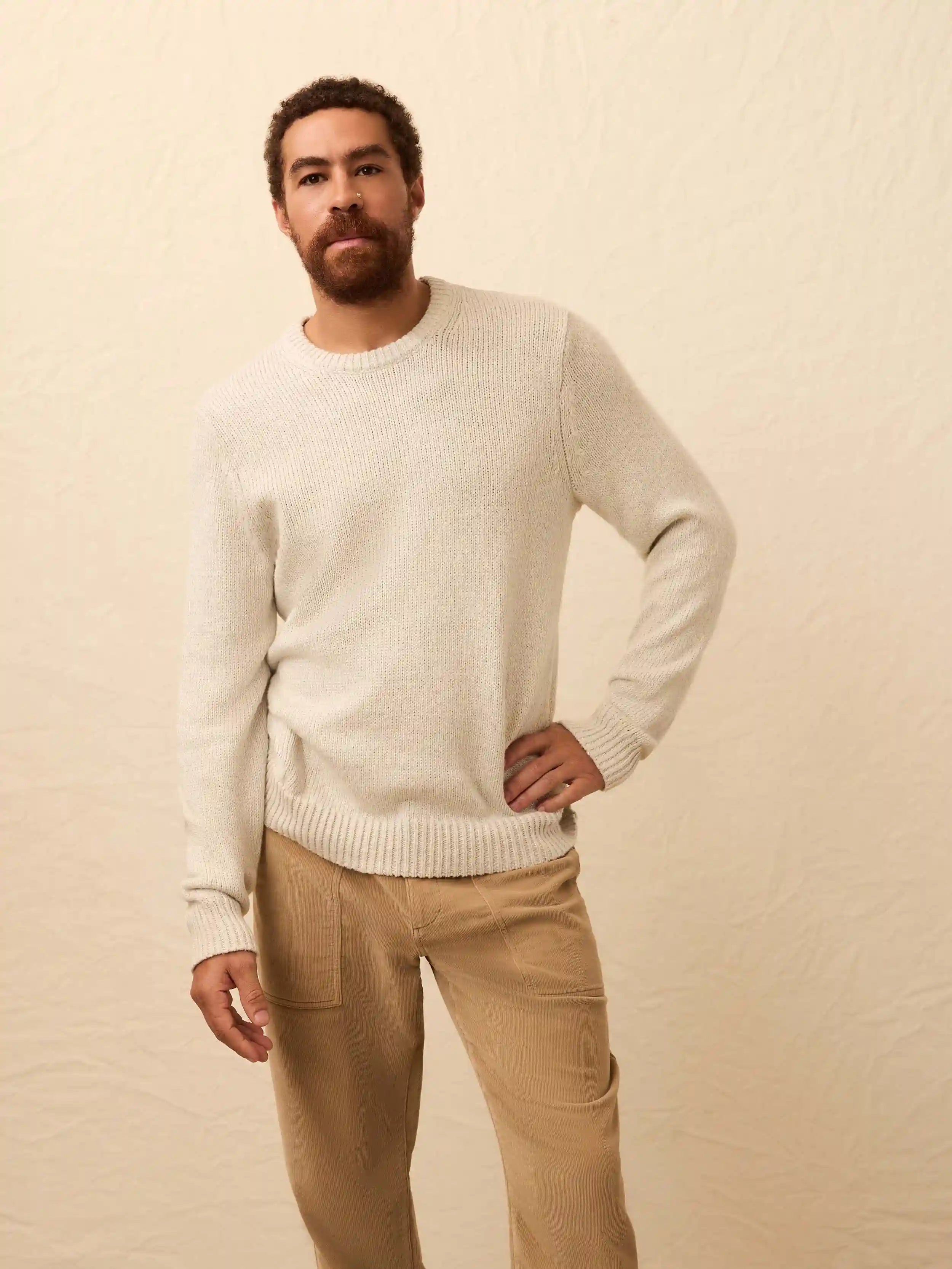 Heirloom Crewneck Sweater - Heather Grey