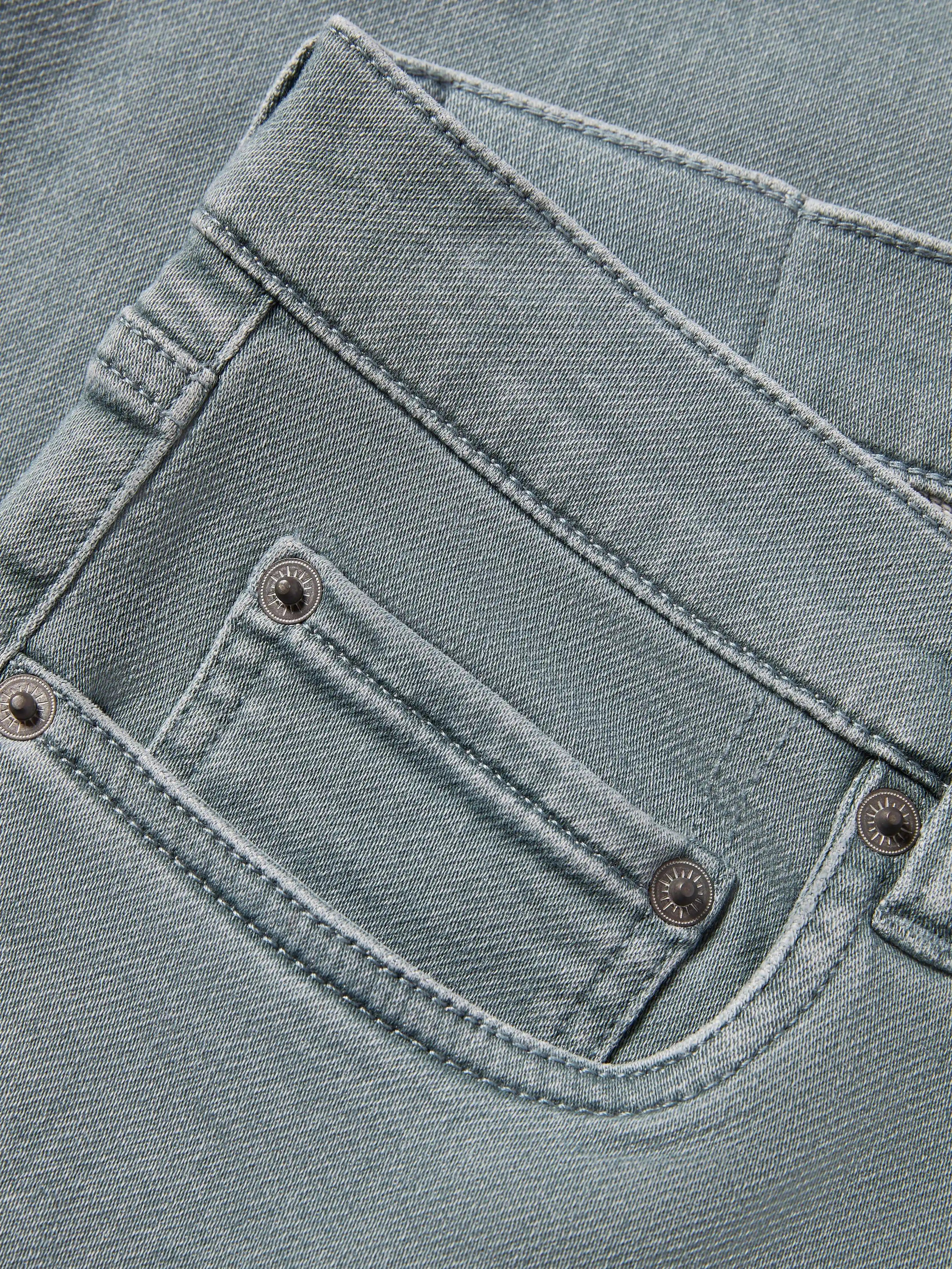 Stretch Terry 5-Pocket Pant - Ocean Glass