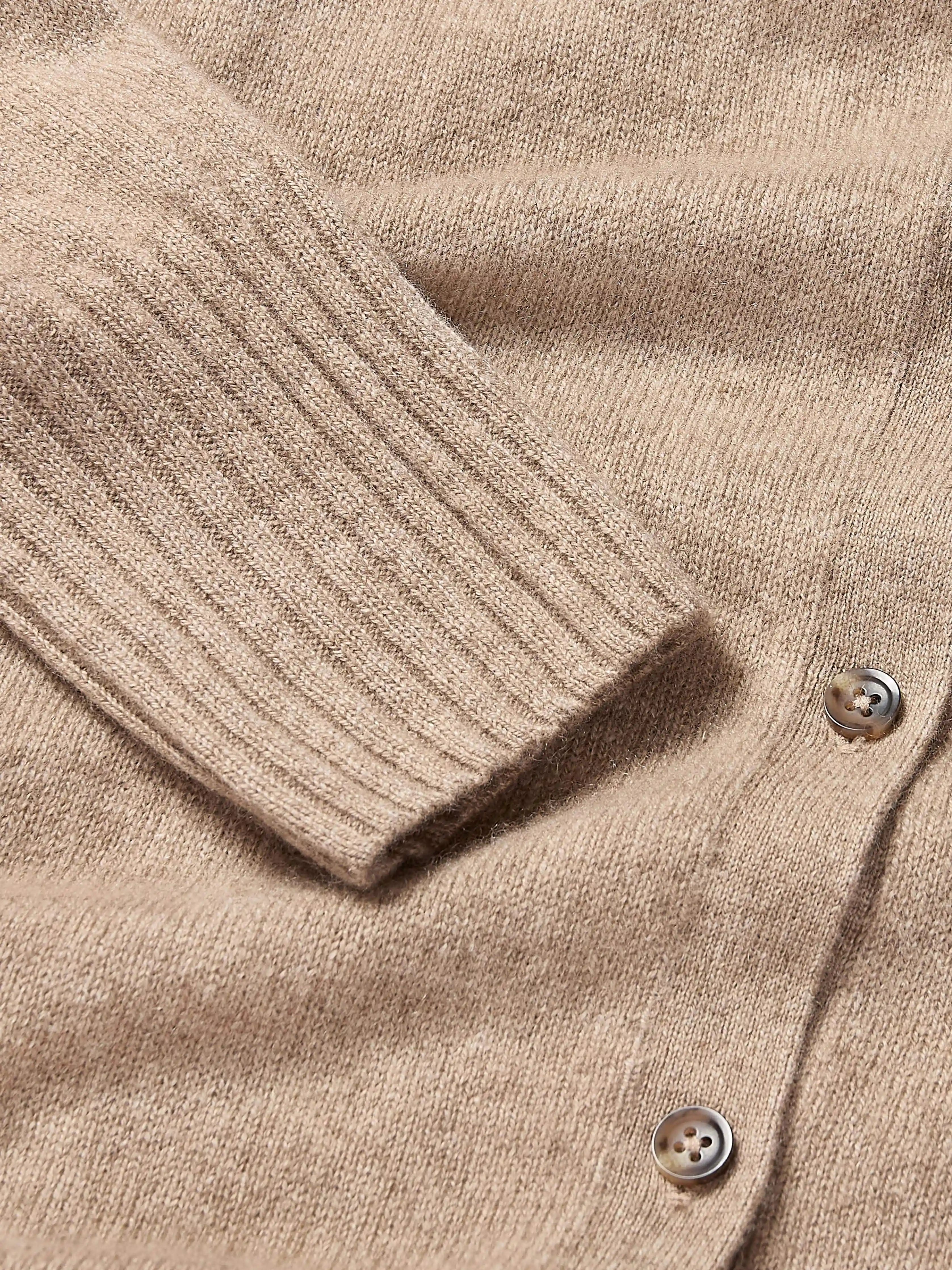Coastal Cashmere Maxi Shirtdress - Driftwood