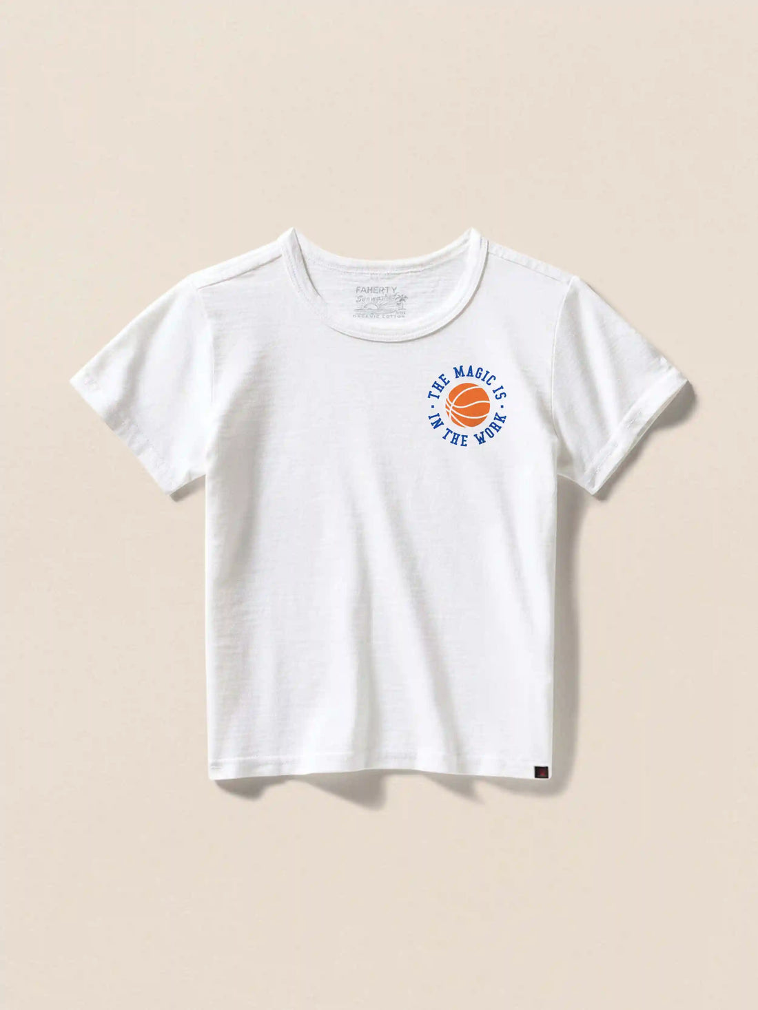 Jalen Brunson Kids Sunwashed Tee - White