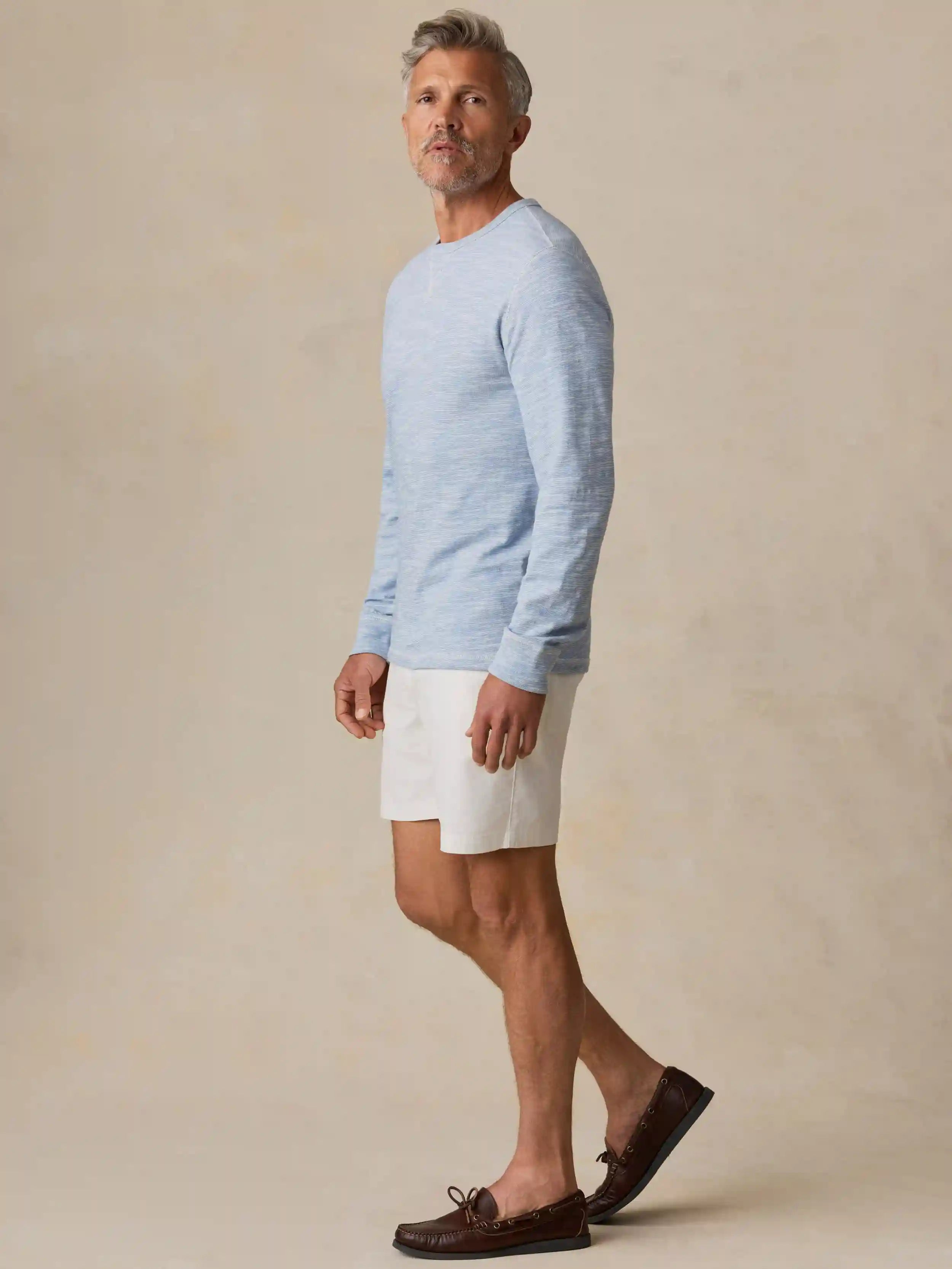 Essential Drawstring Short - Boneyard White