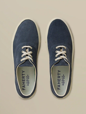 Faherty X Opie Way Deck Sneaker - Spellbound
