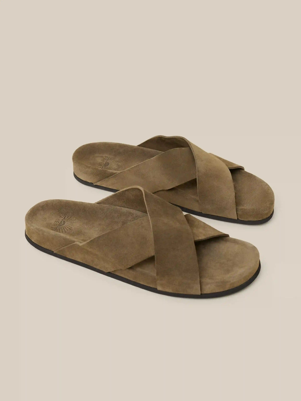 Men's Low Tide Suede Slide - Olive