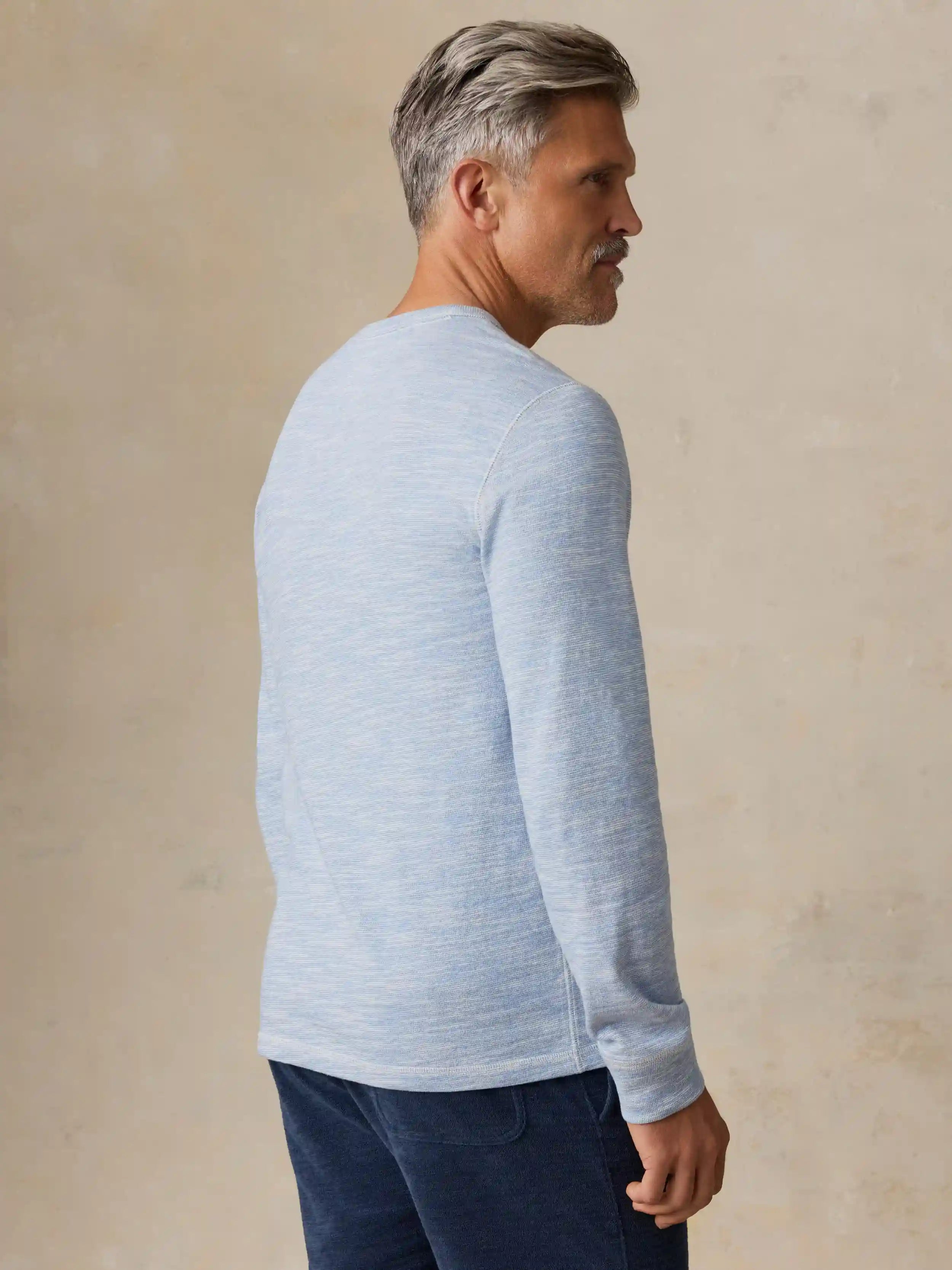 Sunwashed Organic Crew - Blue Ivory Feeder