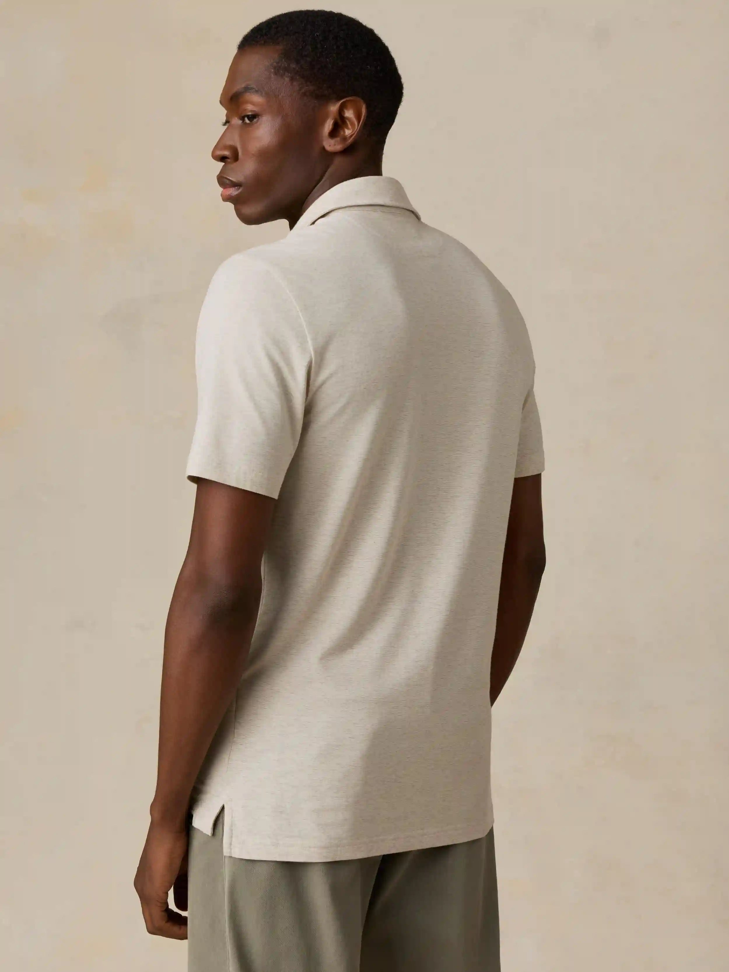 Short-Sleeve Movement™ Polo - Shore Sand Feeder
