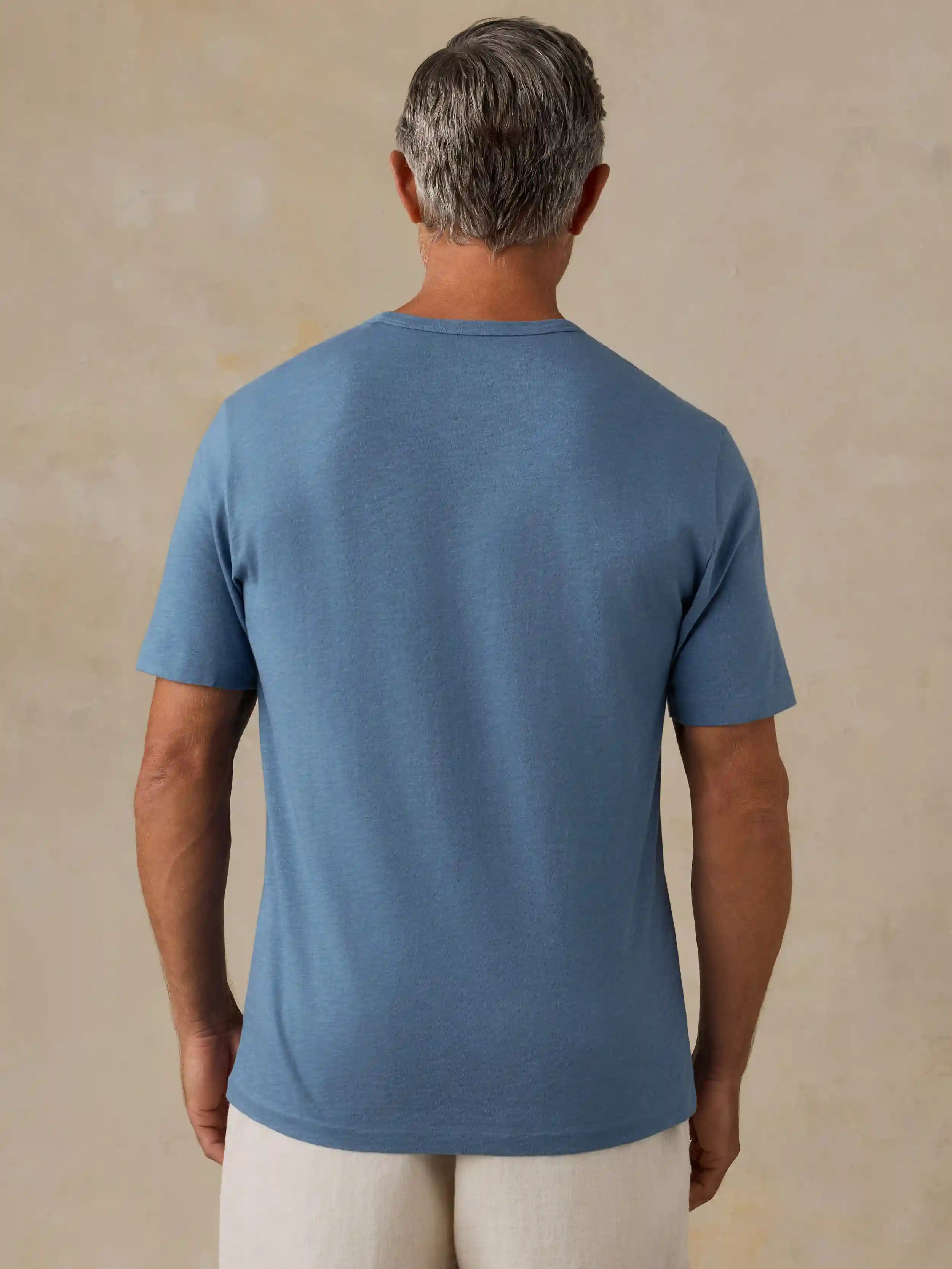 Sunwashed Regenerative Tee - Blue Shore