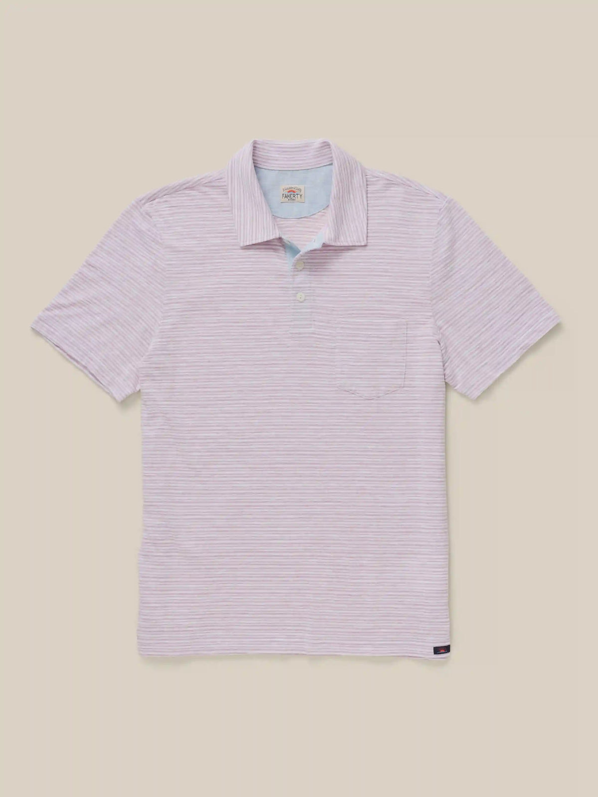 Short-Sleeve Breeze Polo - Orchid Wake Stripe