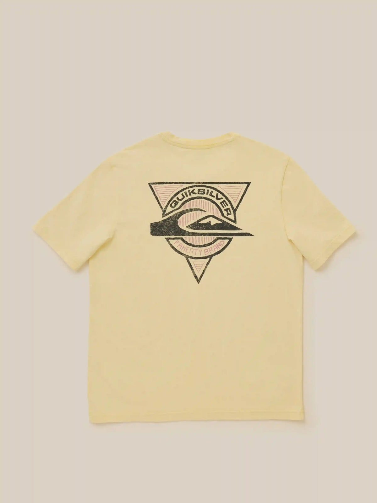 Faherty x Quiksilver Heavy Wash Tee - Bright Sun