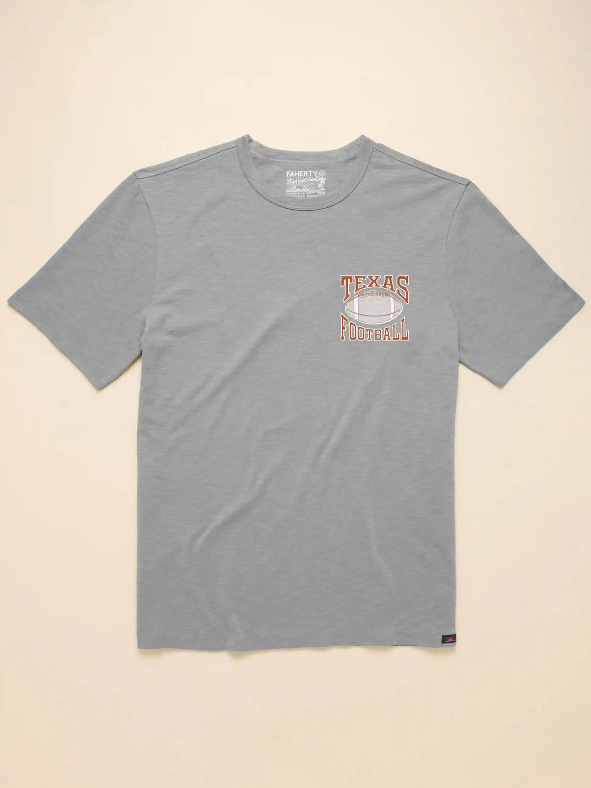 University of Texas Sunwashed Regenerative Tee - Granite Heather