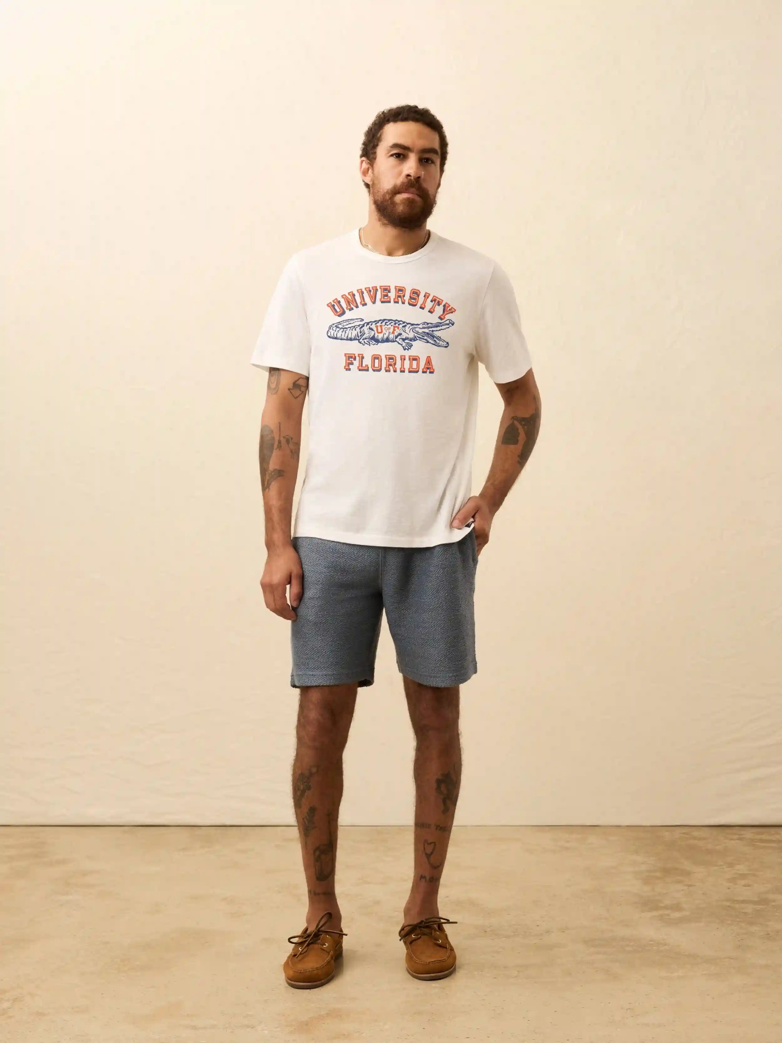 University of Florida Sunwashed Tee - White