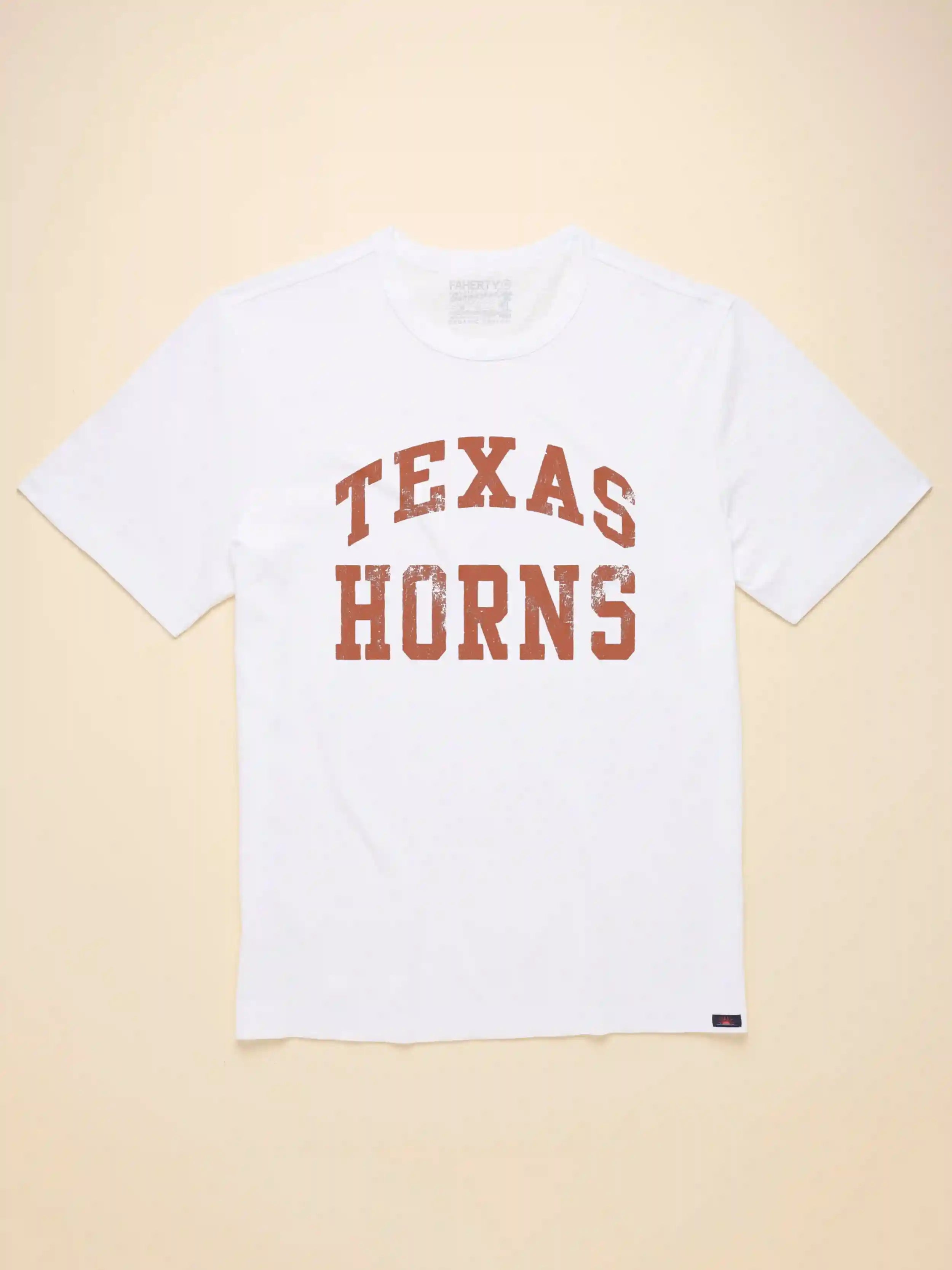 University of Texas Sunwashed Tee - White