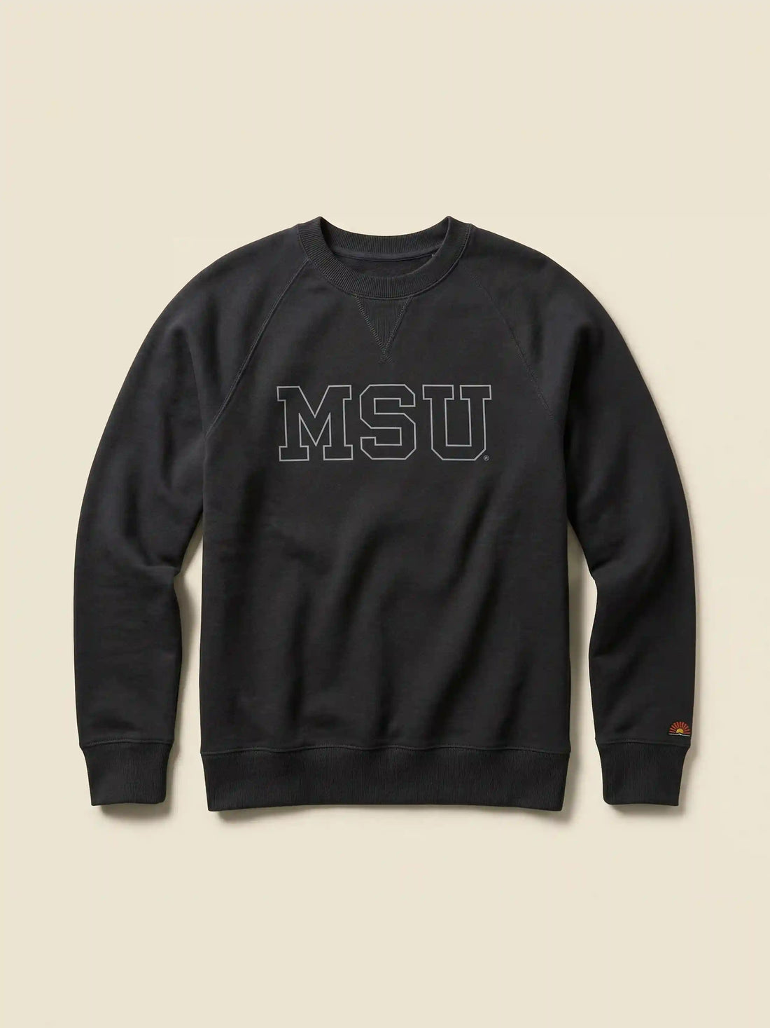 Michigan State High Standard Fleece Crew - Mountain Black
