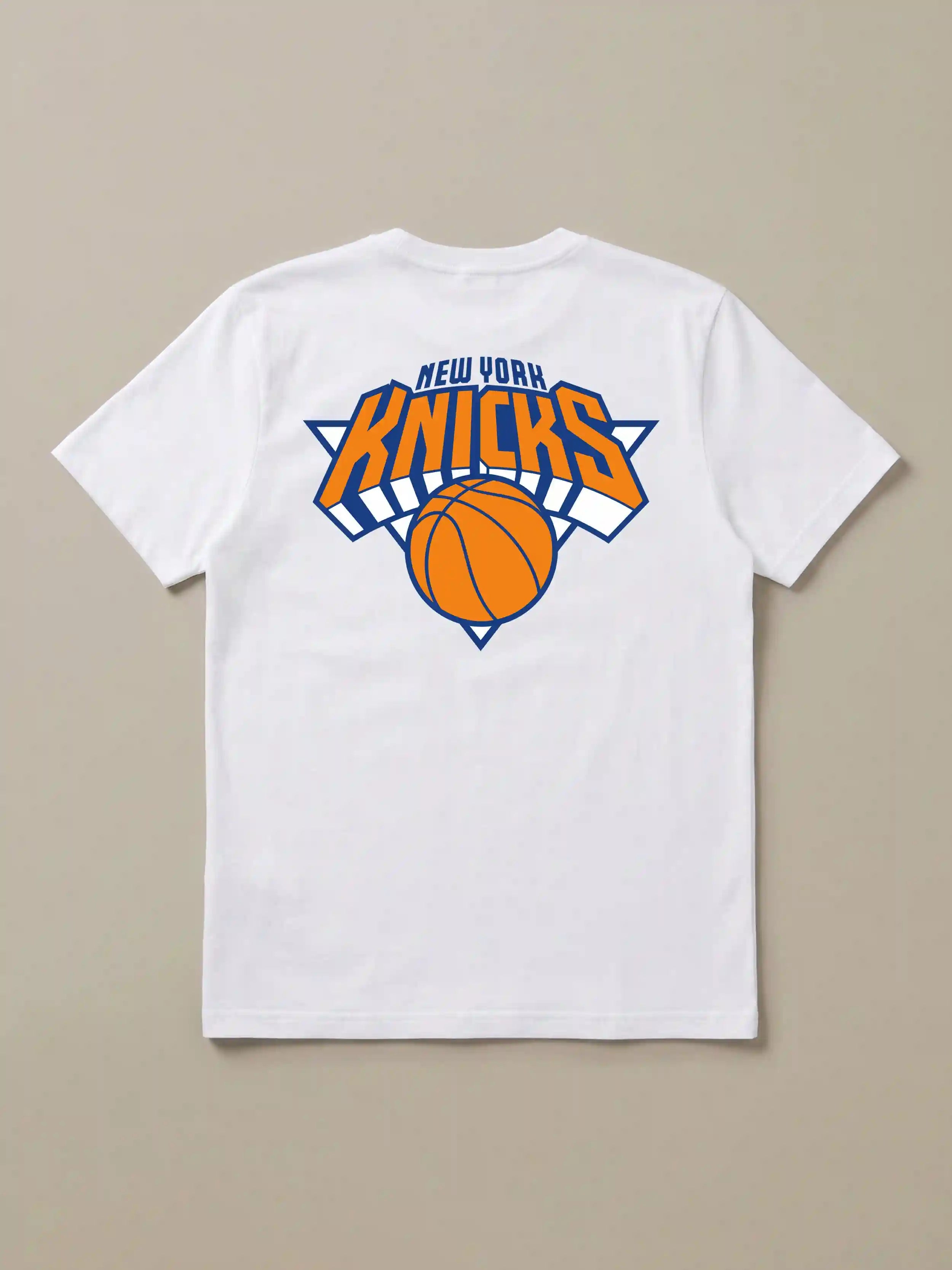 NY Knicks Sunwashed Regenerative Tee - White