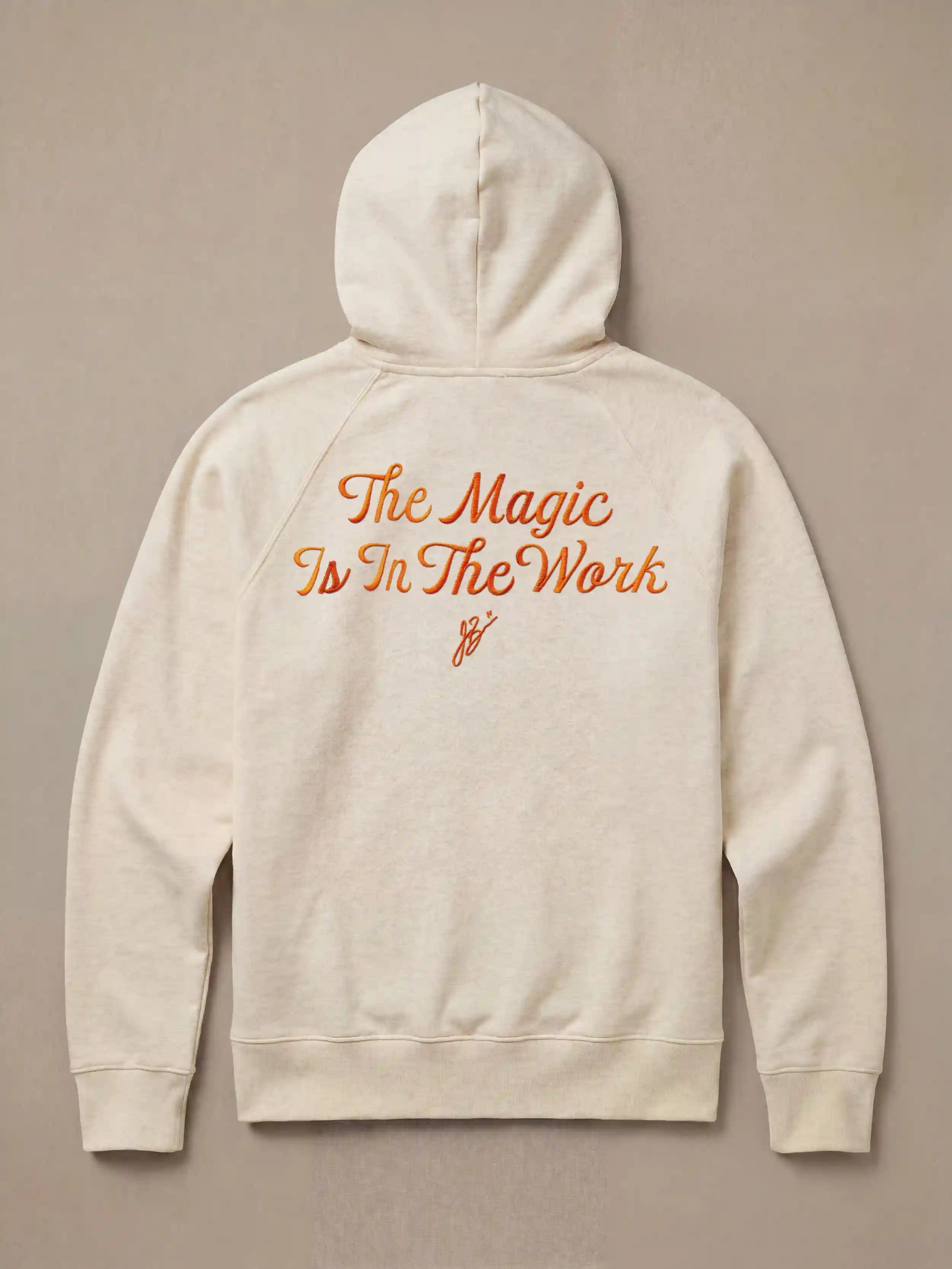 Jalen Brunson High Standard Fleece Hoodie - Antique Ivory Heather