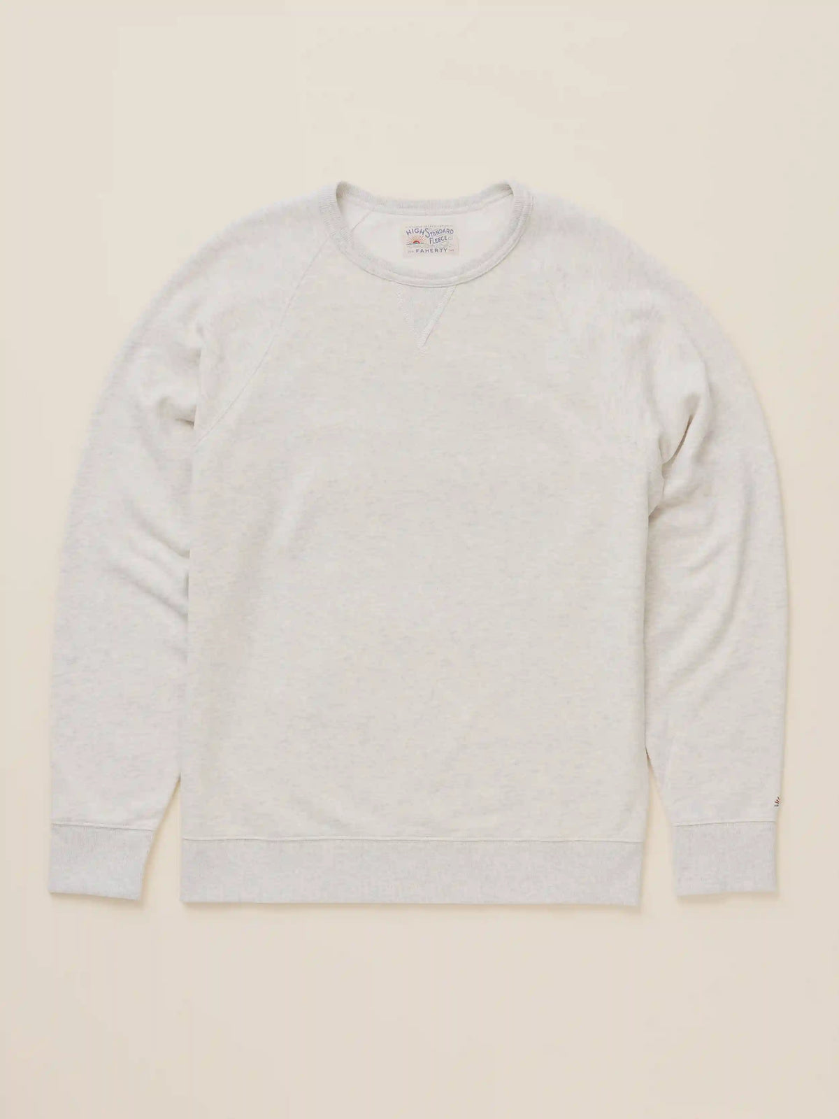 High Standard Fleece Crewneck - Antique Ivory Heather