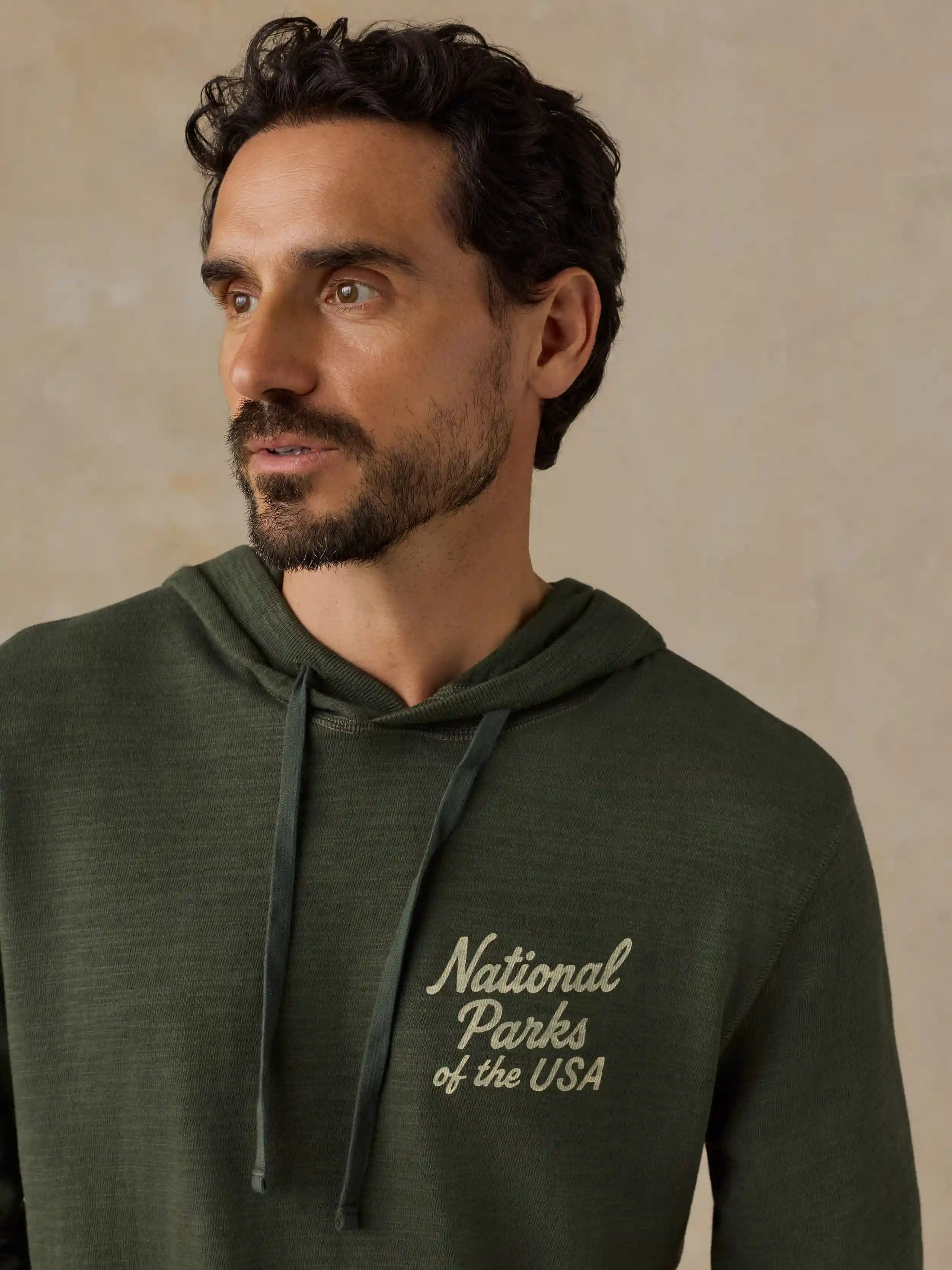 Faherty x Parks Project National Parks Sunwashed Organic Hoodie - Forest Grove