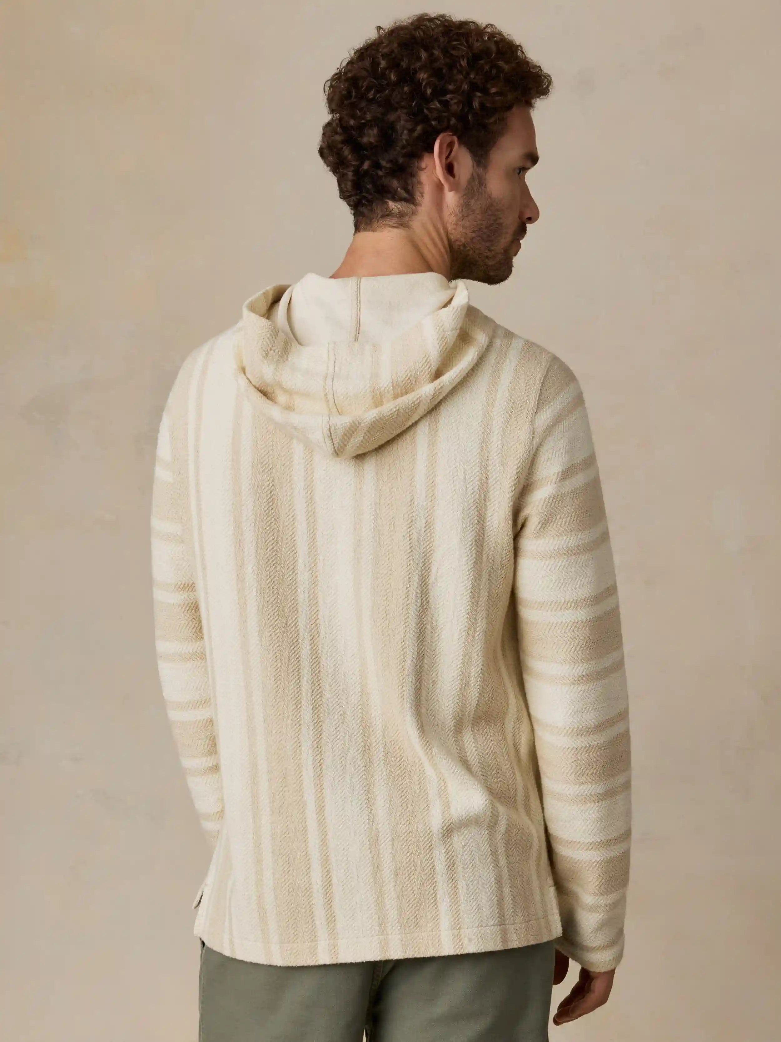 Whitewater Hoodie - Ivory Desert Stripe