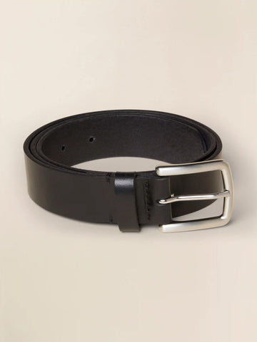 Mens Leather Belt - Black