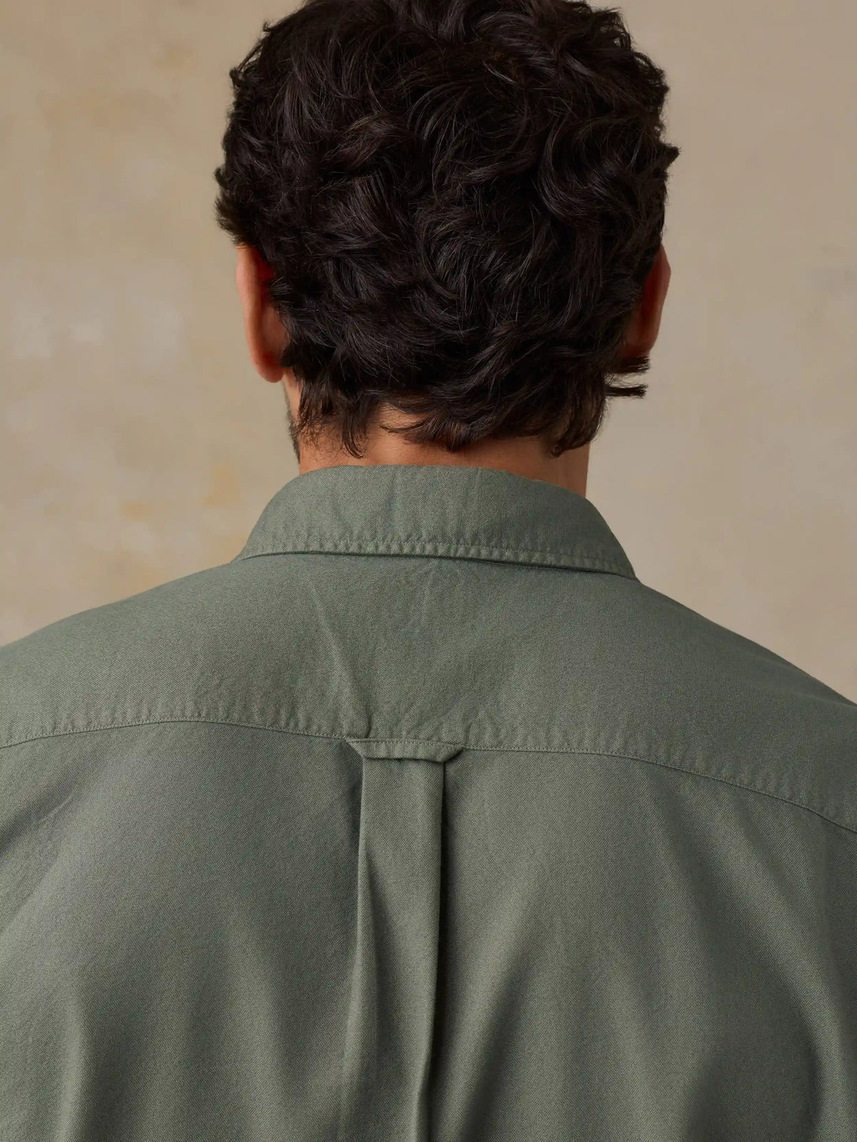 Laundered Oxford Shirt - Ridge Olive