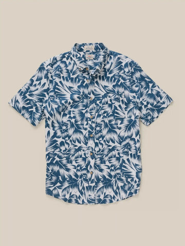 Short-Sleeve Breeze Shirt - Dark Sky Tropical