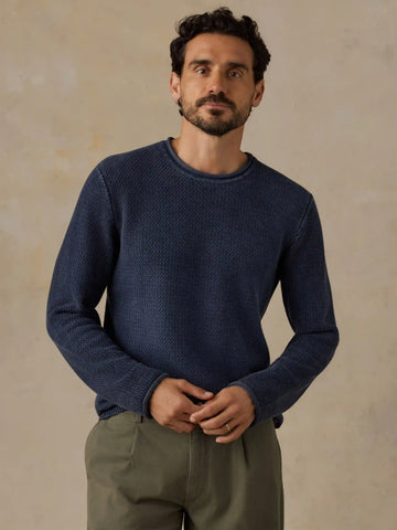 Sunwashed Dockside Sweater - Abyss Navy