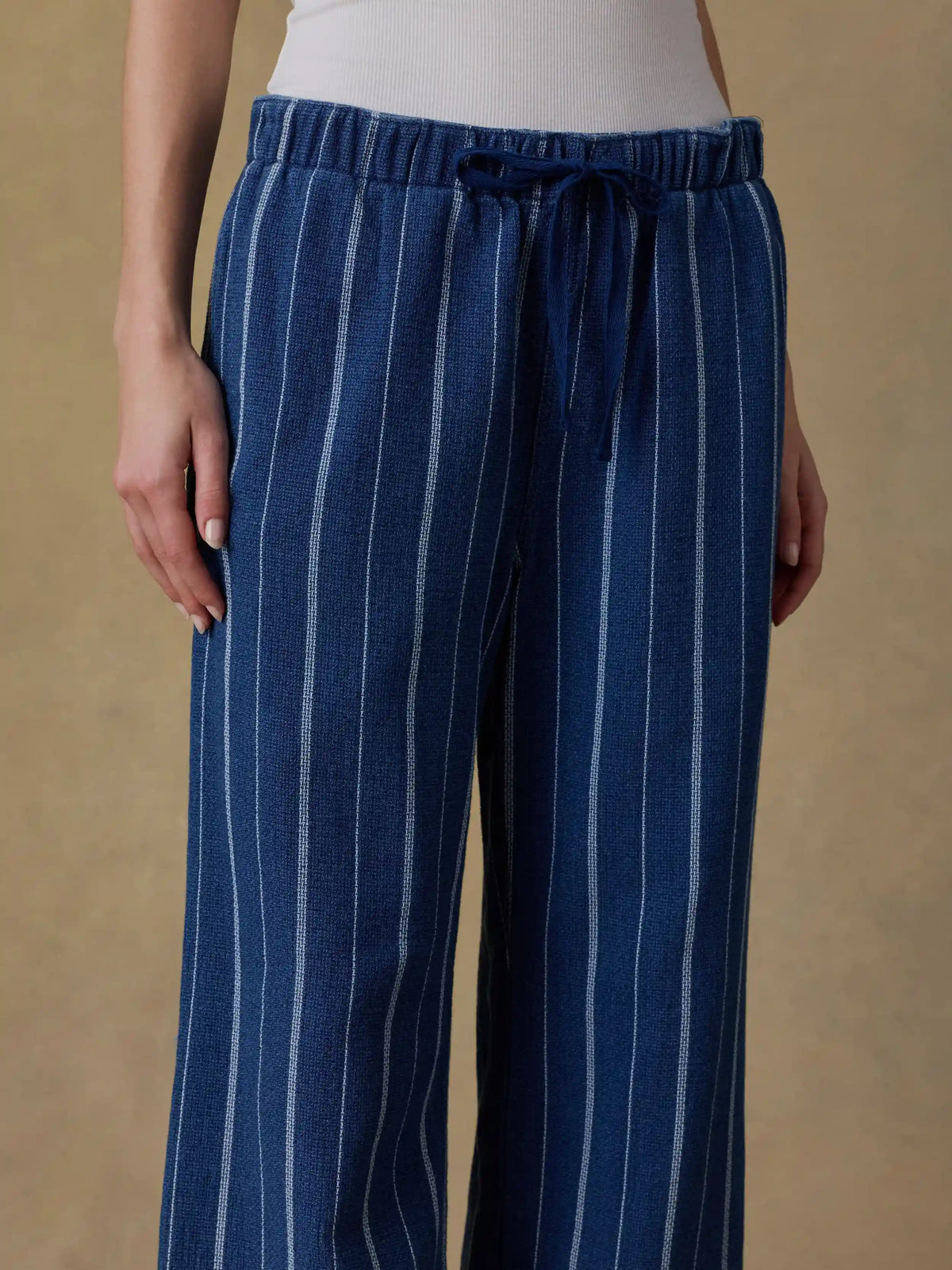 Laidback Island Tide Pant - Indigo Drift Stripe