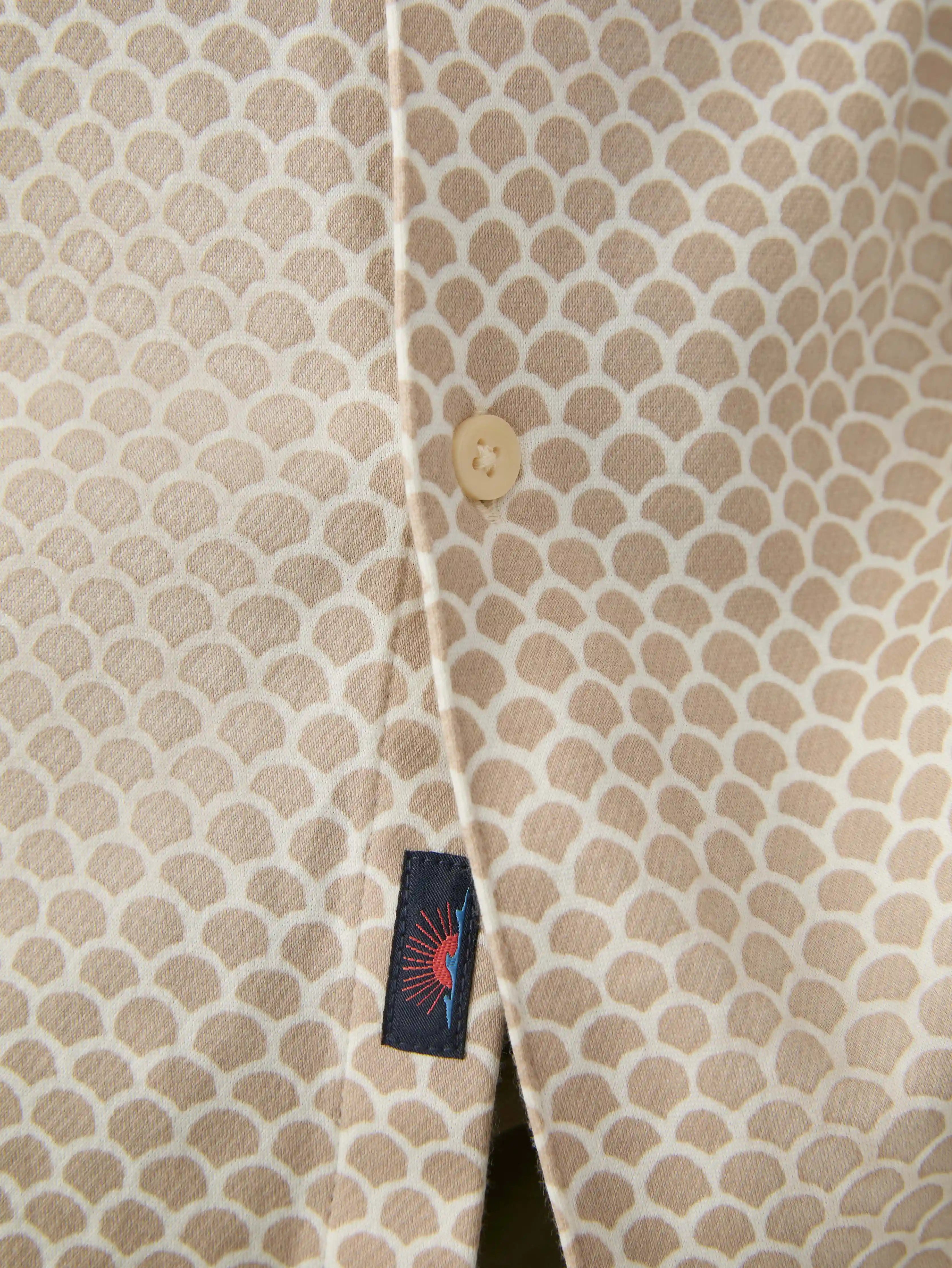 Short-Sleeve Hermosa Shirt - Island Sand Fishscale
