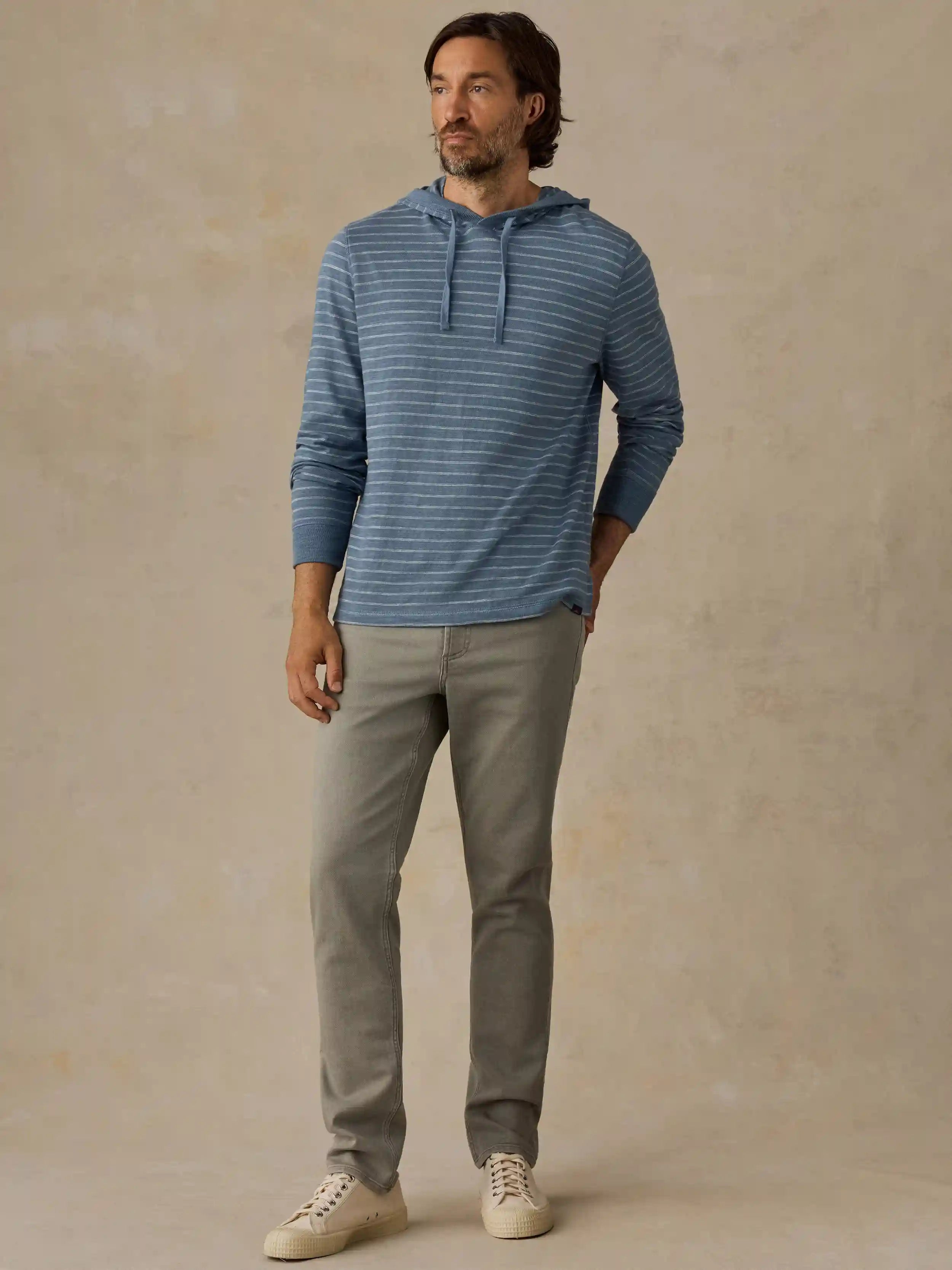 Stretch Terry 5-Pocket Pant - Coastal Sage