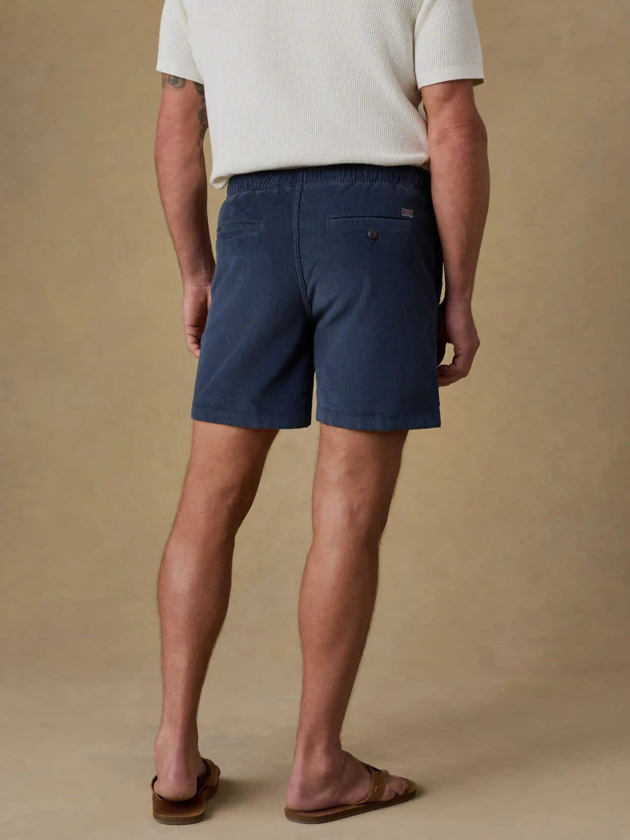 Essential Corduroy Short - Blue Nights