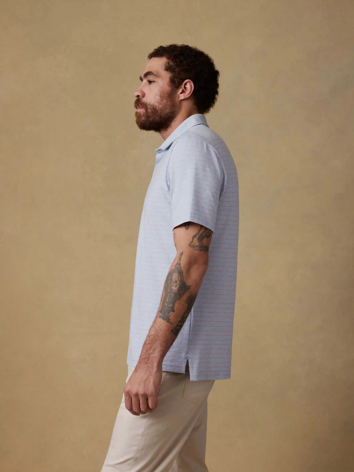 Short-Sleeve Movement™ Polo - Vista View Stripe